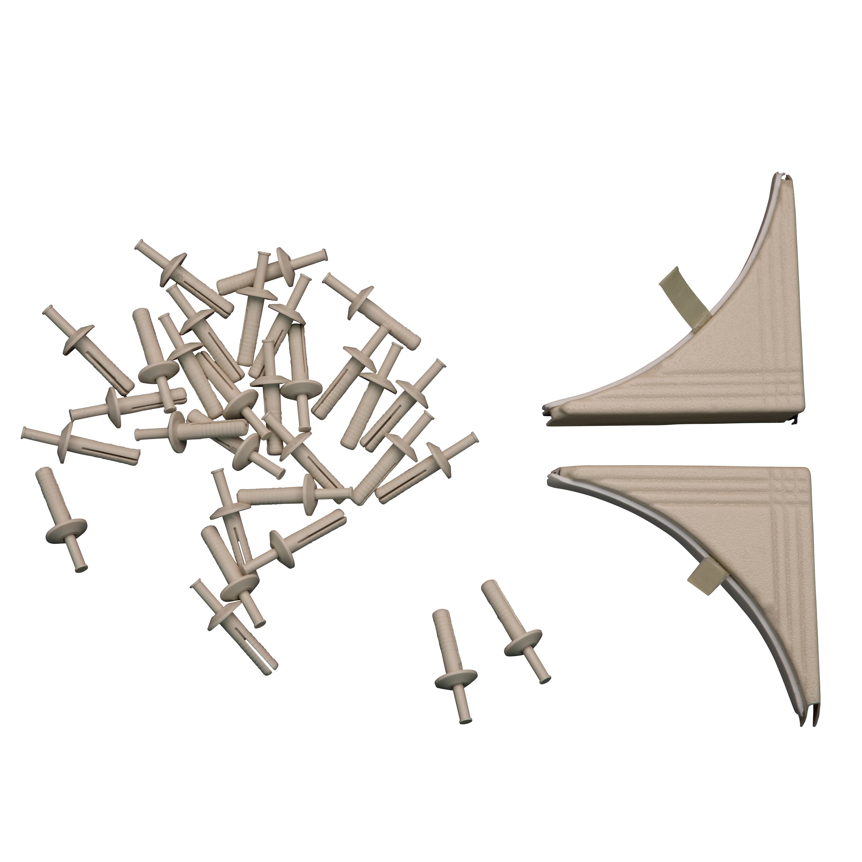 Lippert Bathtub Wall Surround - 27” X 54” X 58", Almond #Auw27Std-Spk - Image 3