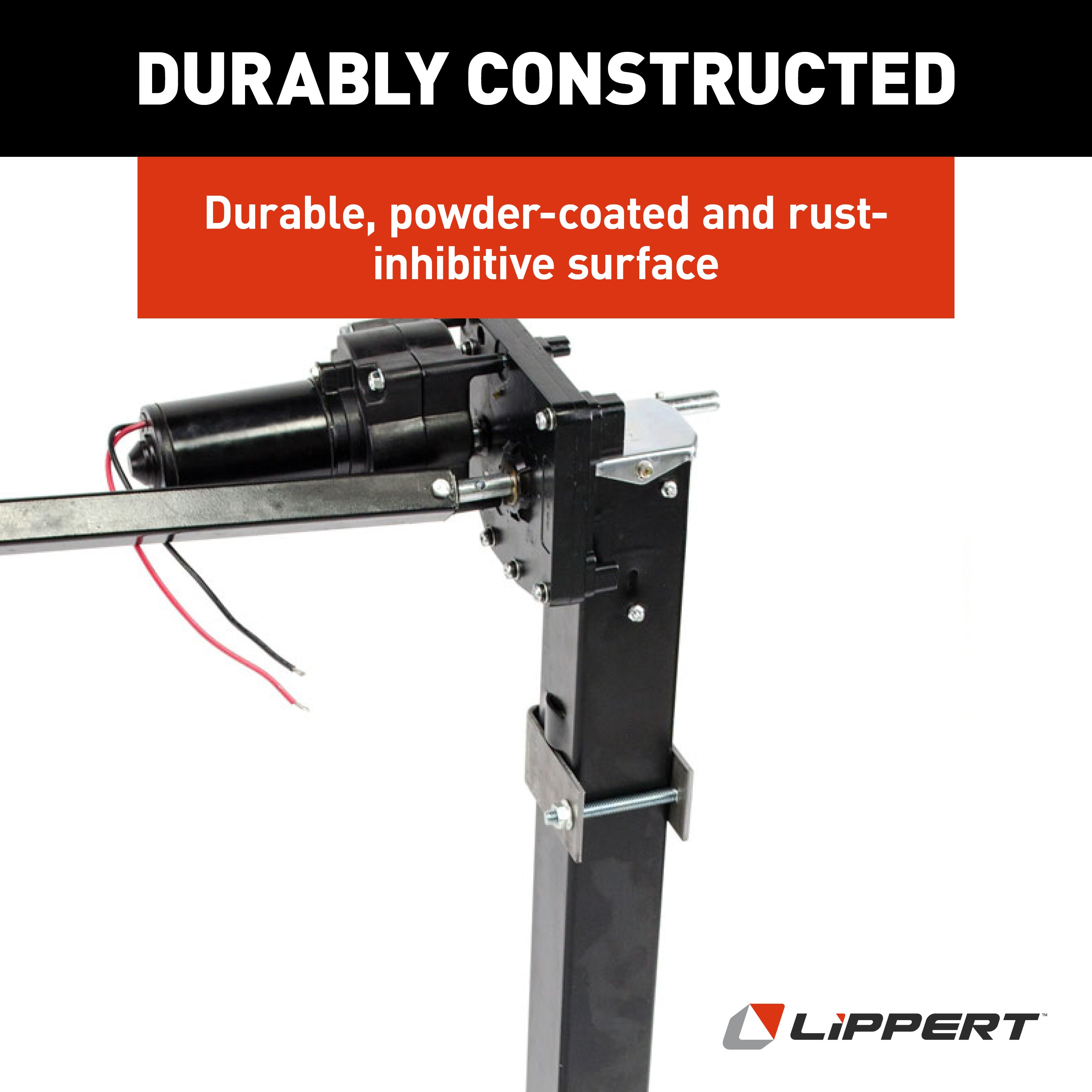 Lippert Universal-Mount Power 5Th Wheel Landing Gear Kit - 6,000 Lbs. #333964 - Image 5