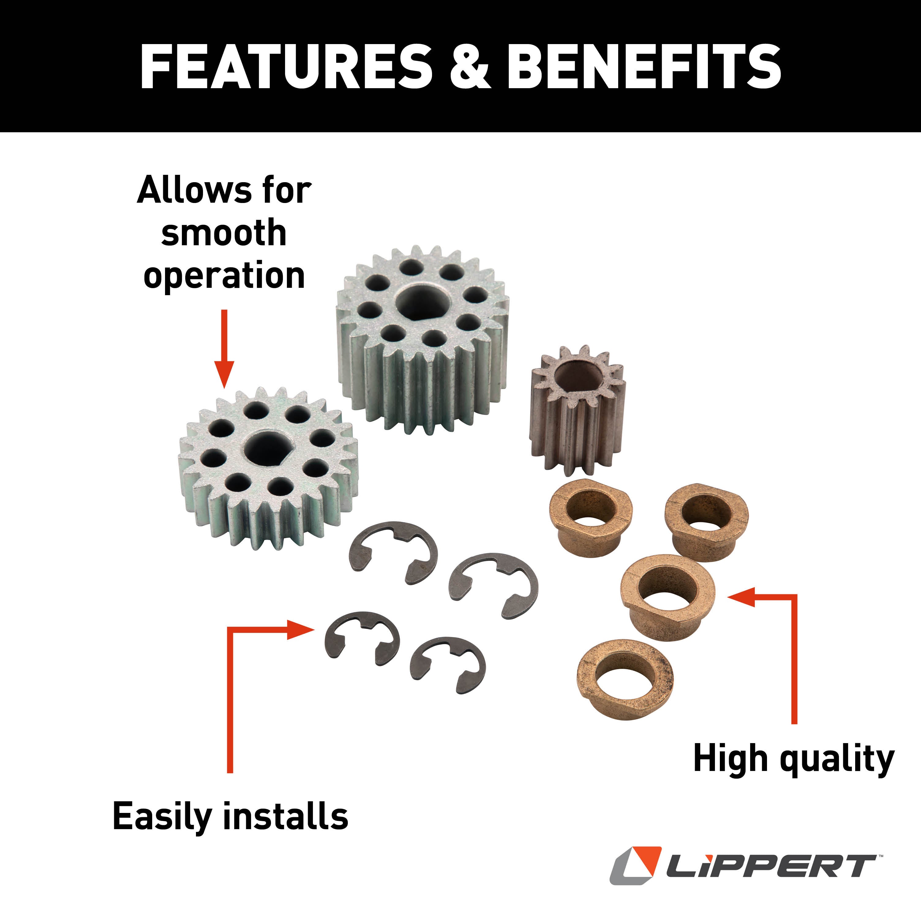 Solera Power Awning Drive Head Gear Kit #353964 - Image 2