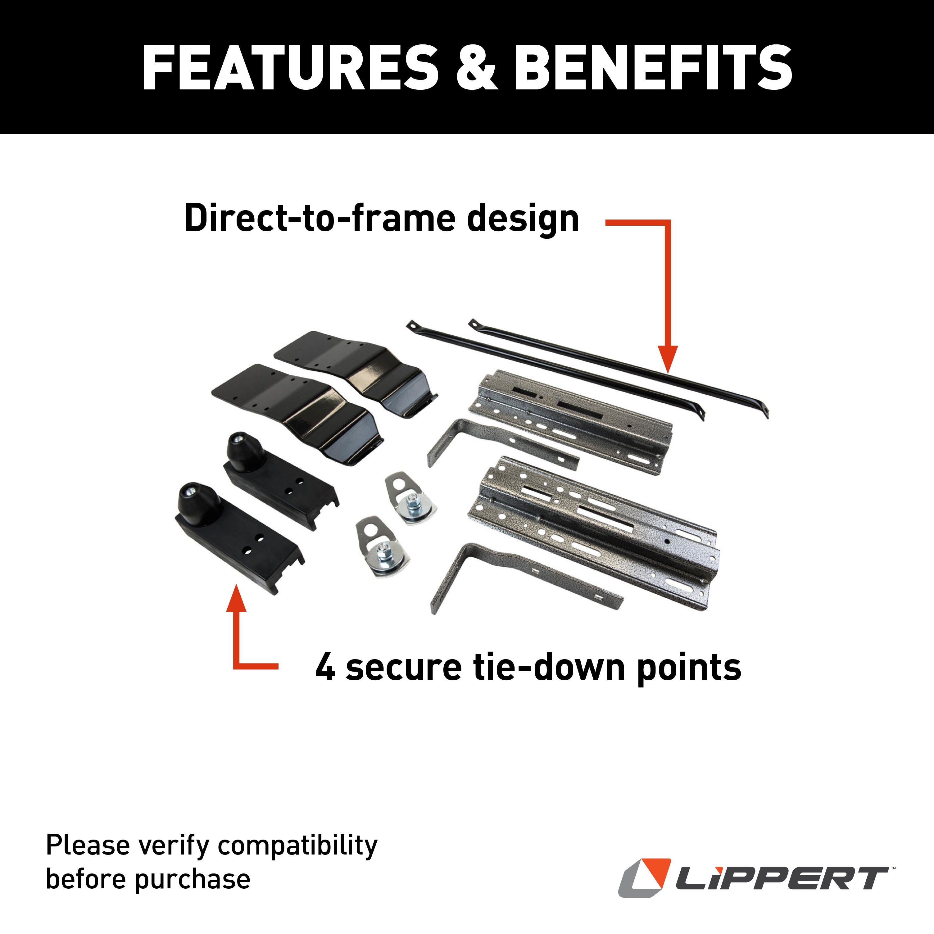 Happijac Chevy/Gmc Tie Down Kit #Ft-Cg07 - Image 2