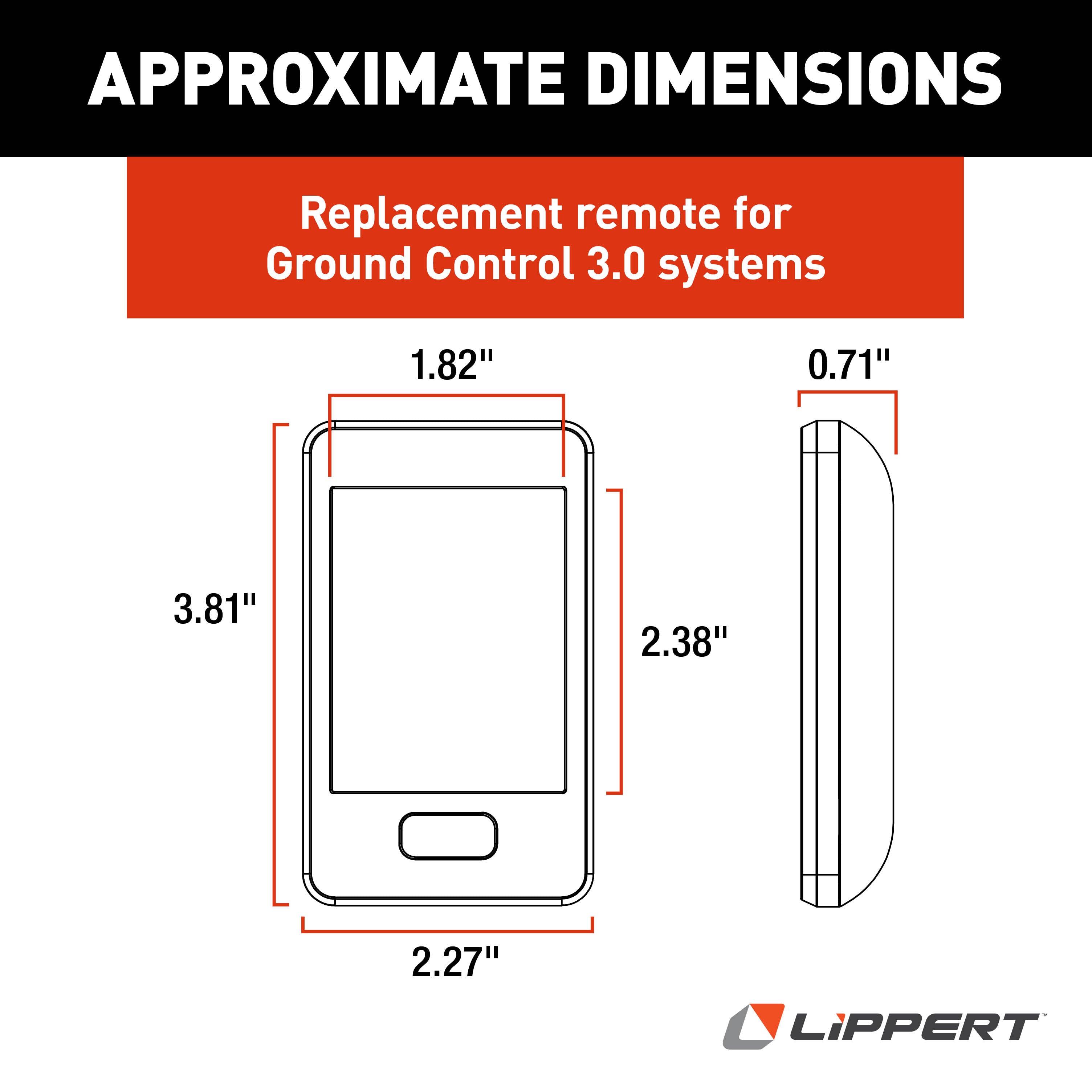 Lippert Replacement Remote & Charger #358601 - Image 2