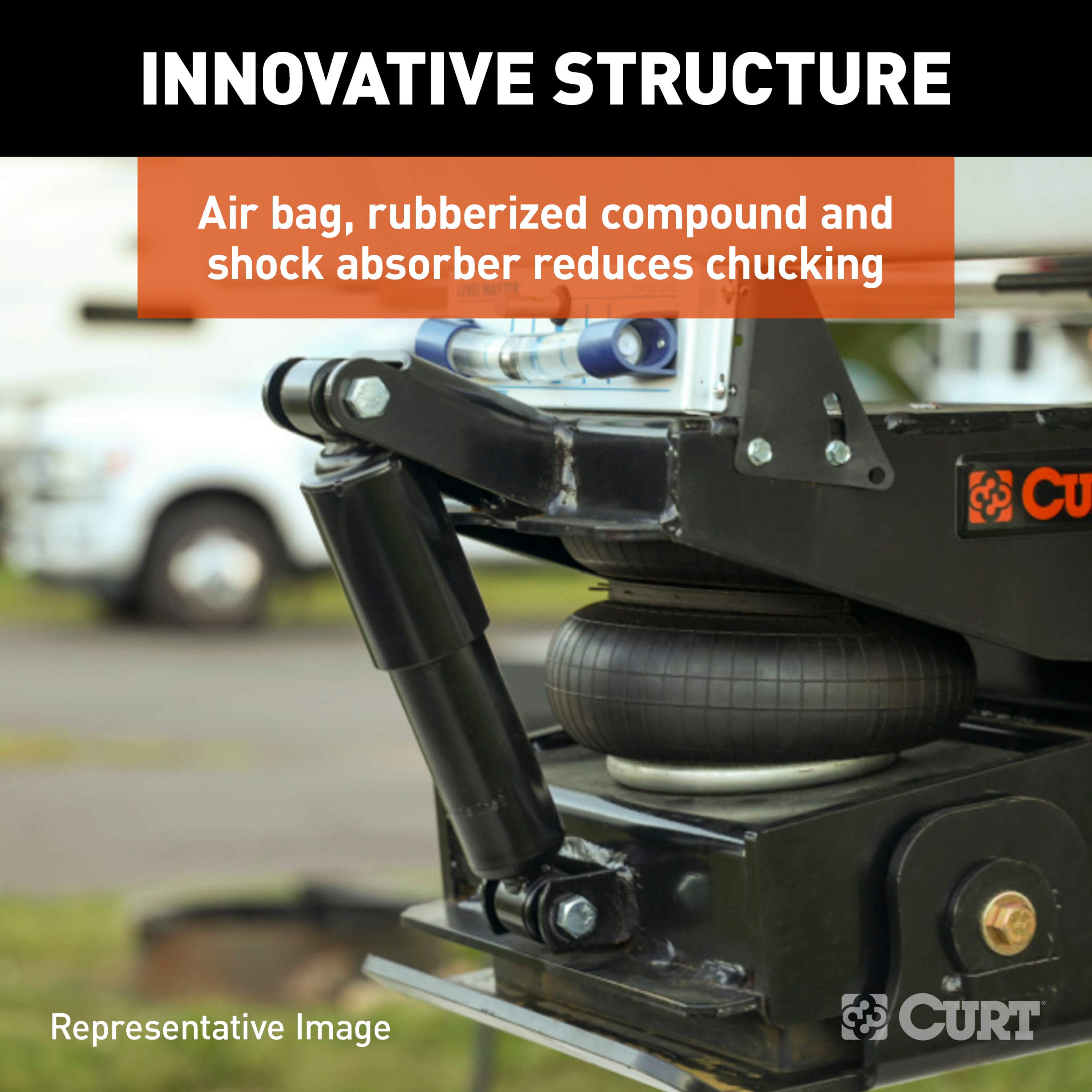 Curt L05 Flex Air Pin Box - 18,000 Lbs - Image 4