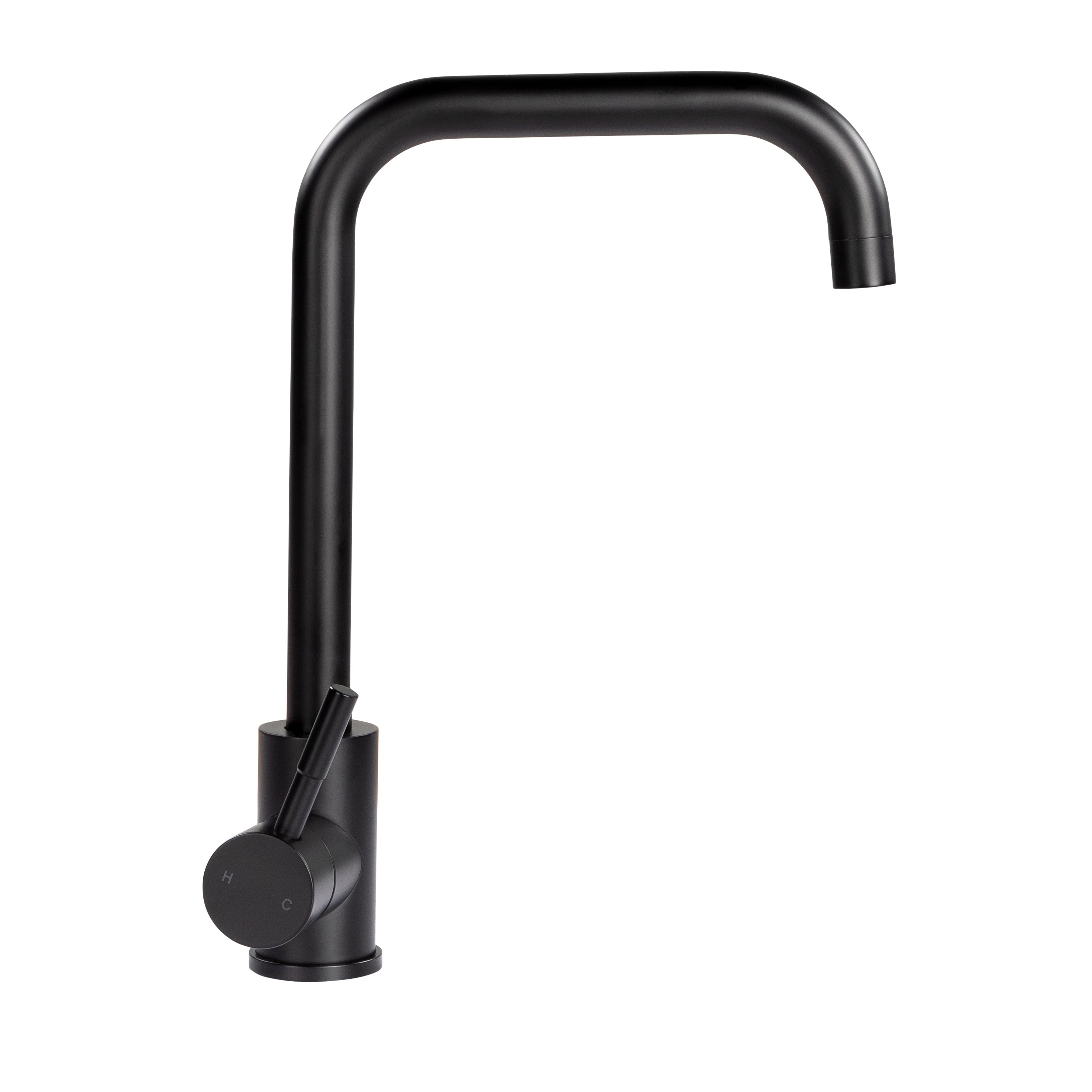 Lippert - Square Gooseneck Faucet - Black Matte - Image 1