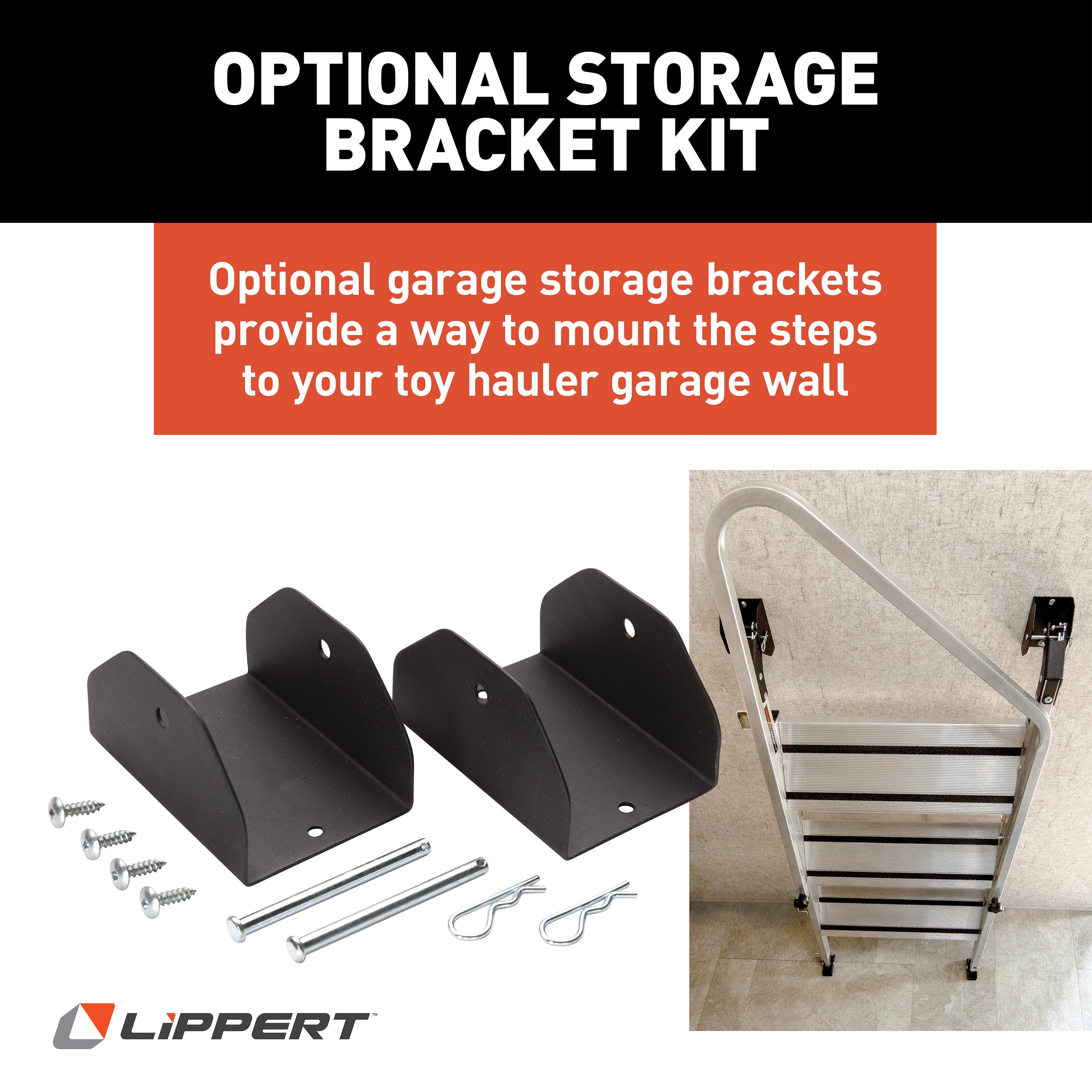 Lippert Victory Step Toy Hauler & Rv Patio Steps With Entry Assist Handrail - Triple - Image 8