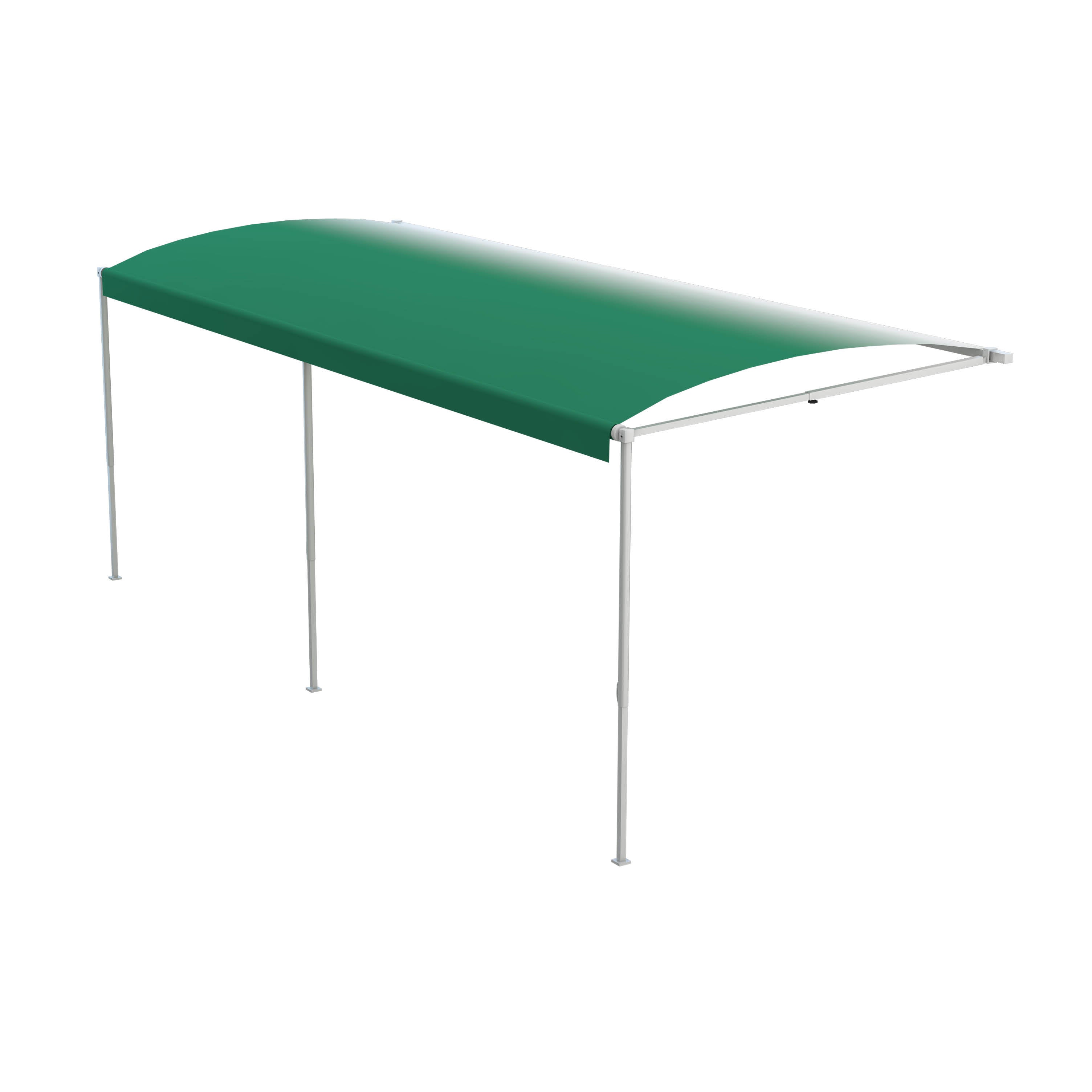 Solera 17' 1000Xl Series Awning Roller Assembly - Green Fade (Black Shield) #V000345010 - Image 1