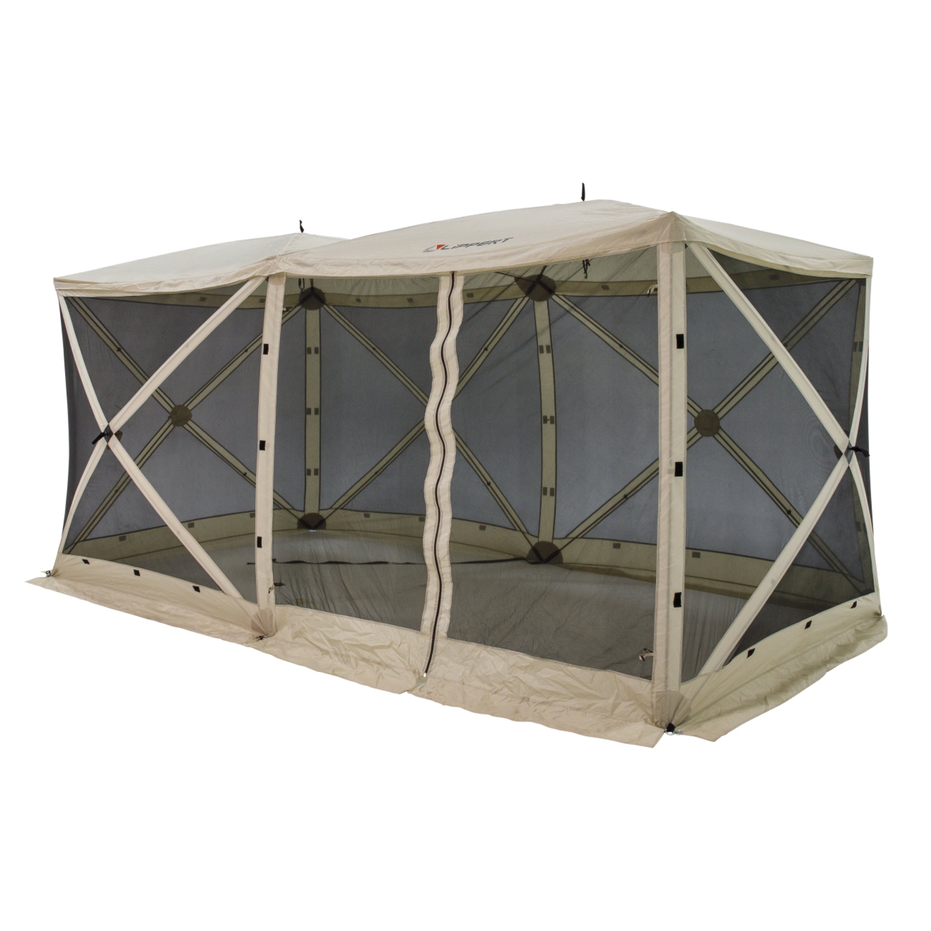 Lippert Picnic Popup Double Gazebo - 16' X 8' - Image 1