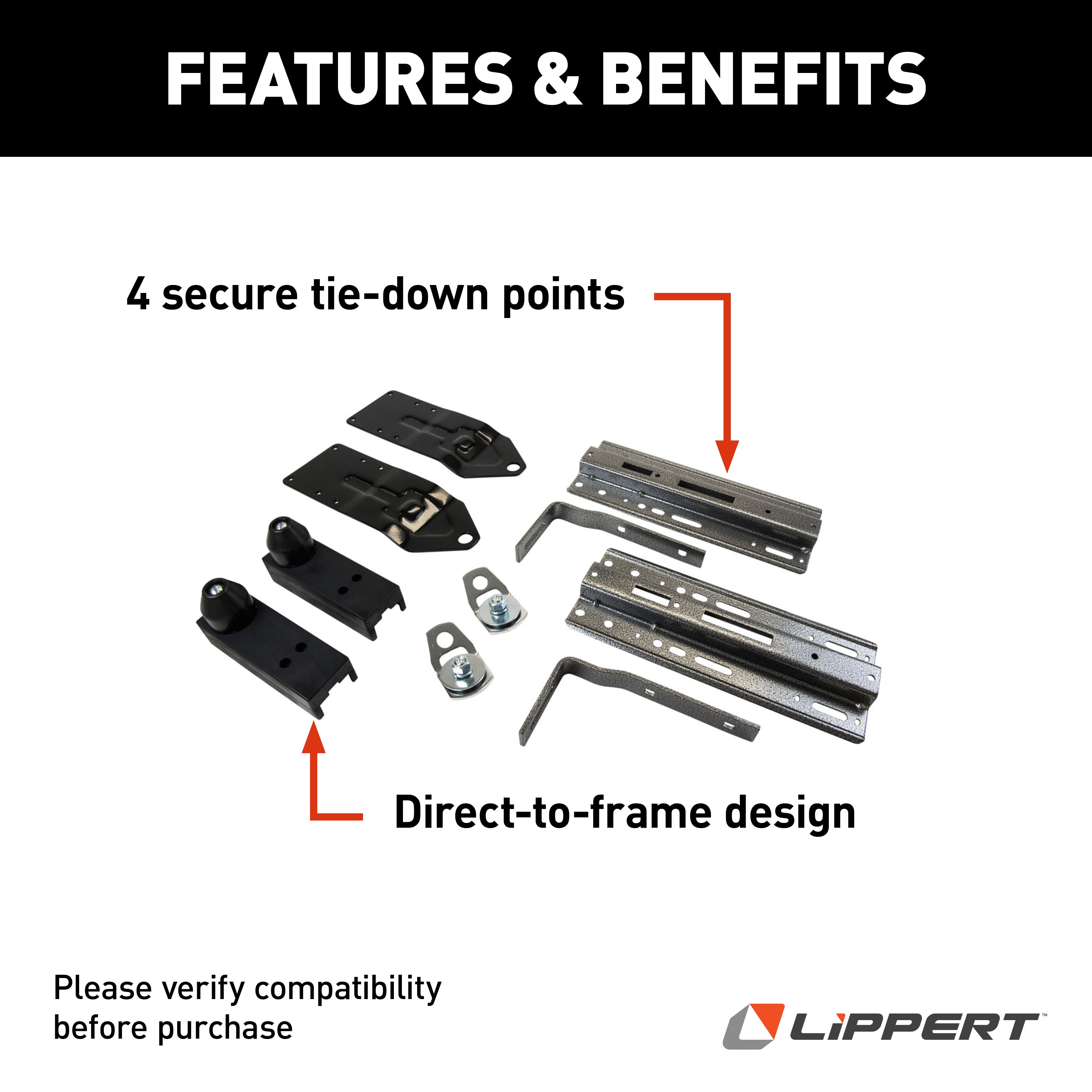 Happijac Frame Mount Tie Down System - Dodge Ram #Ft-Dr10 - Image 2