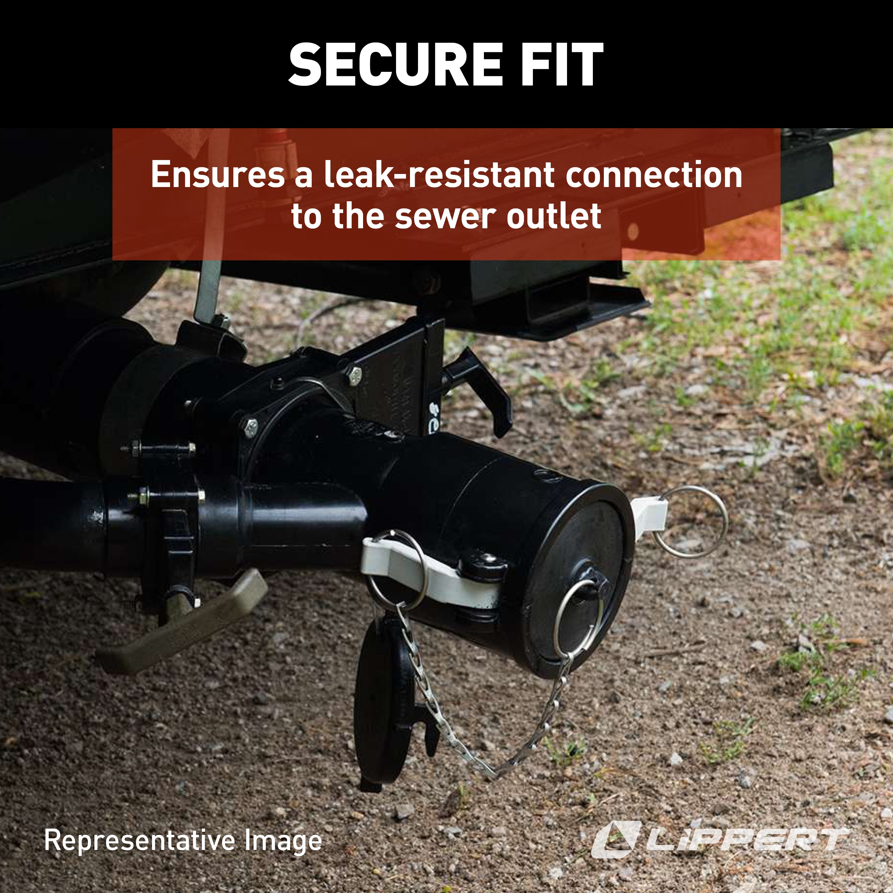 Lippert Waste Master Replacement Cam Lock Connector For Rv Sewer Hose #360578 - Image 6