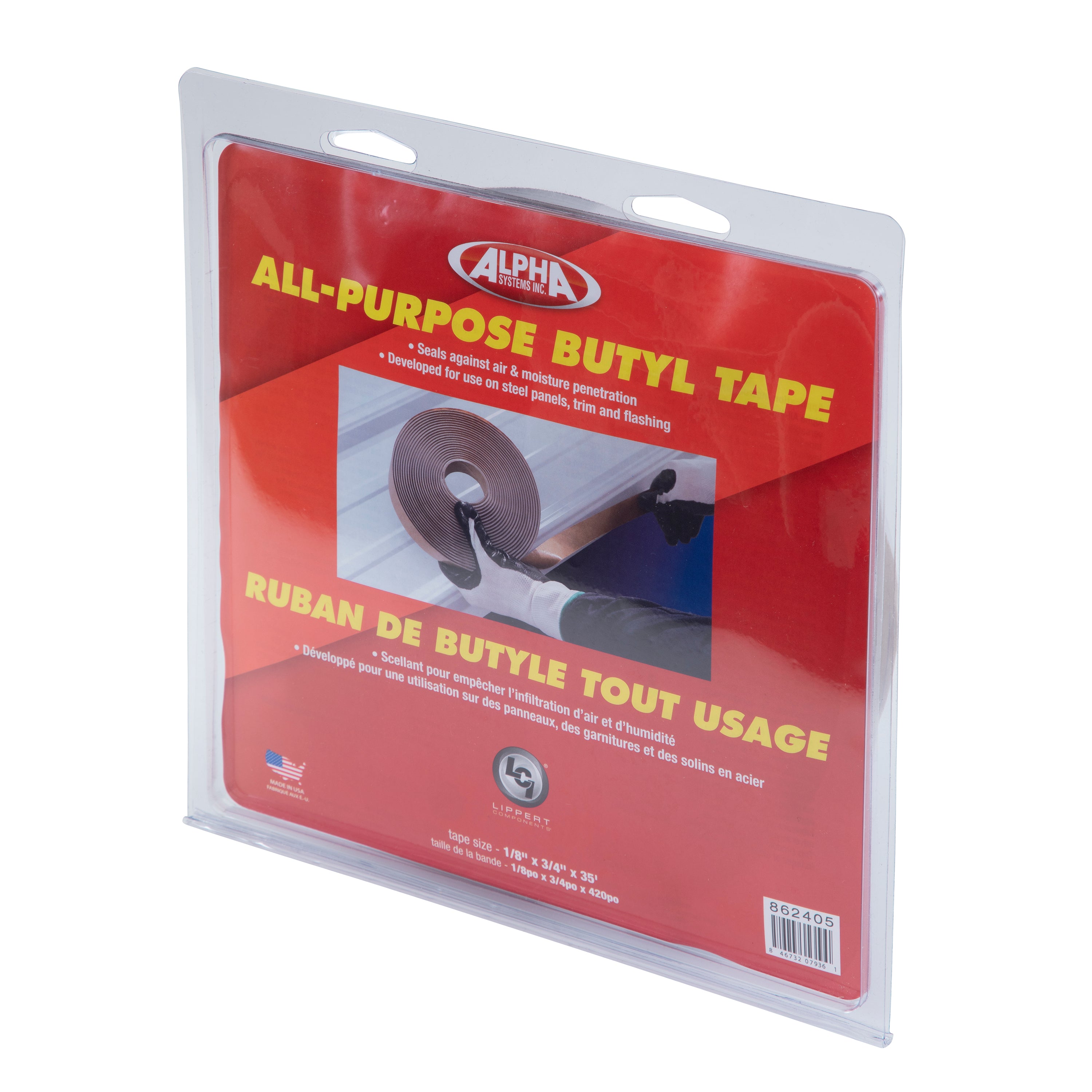 Alpha Systems - Q130 1/8" X 3/4" X 35' Butyl Tape - Image 2