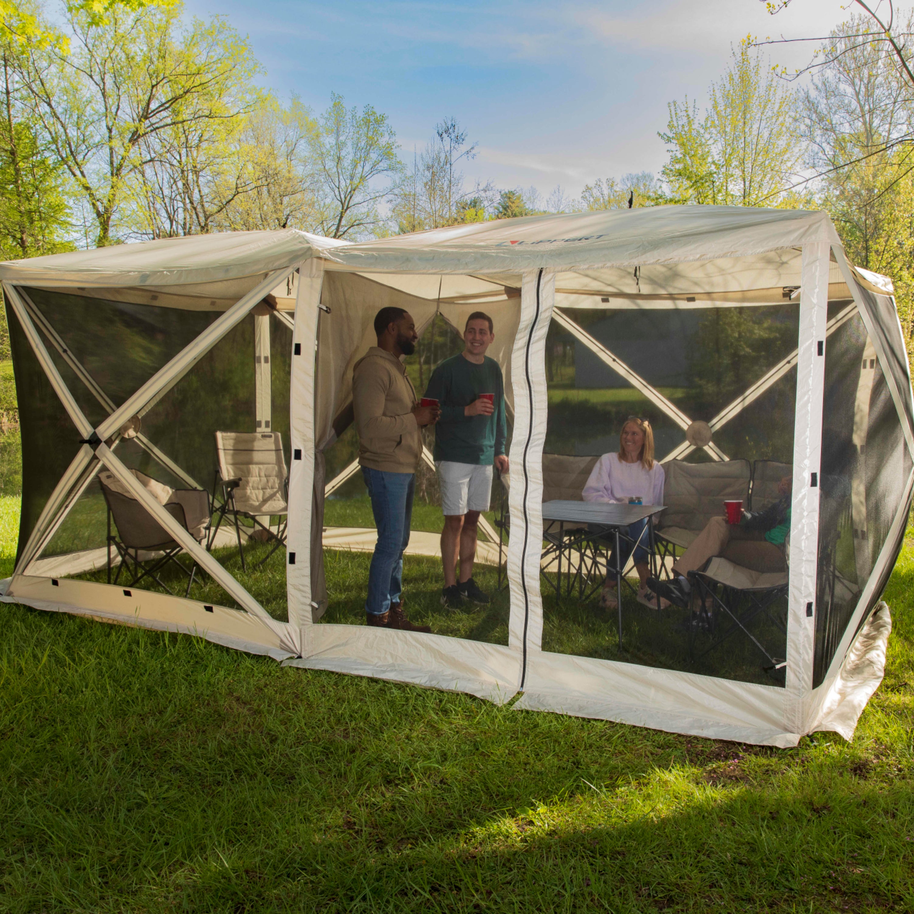 Lippert Picnic Popup Double Gazebo - 16' X 8' - Image 9