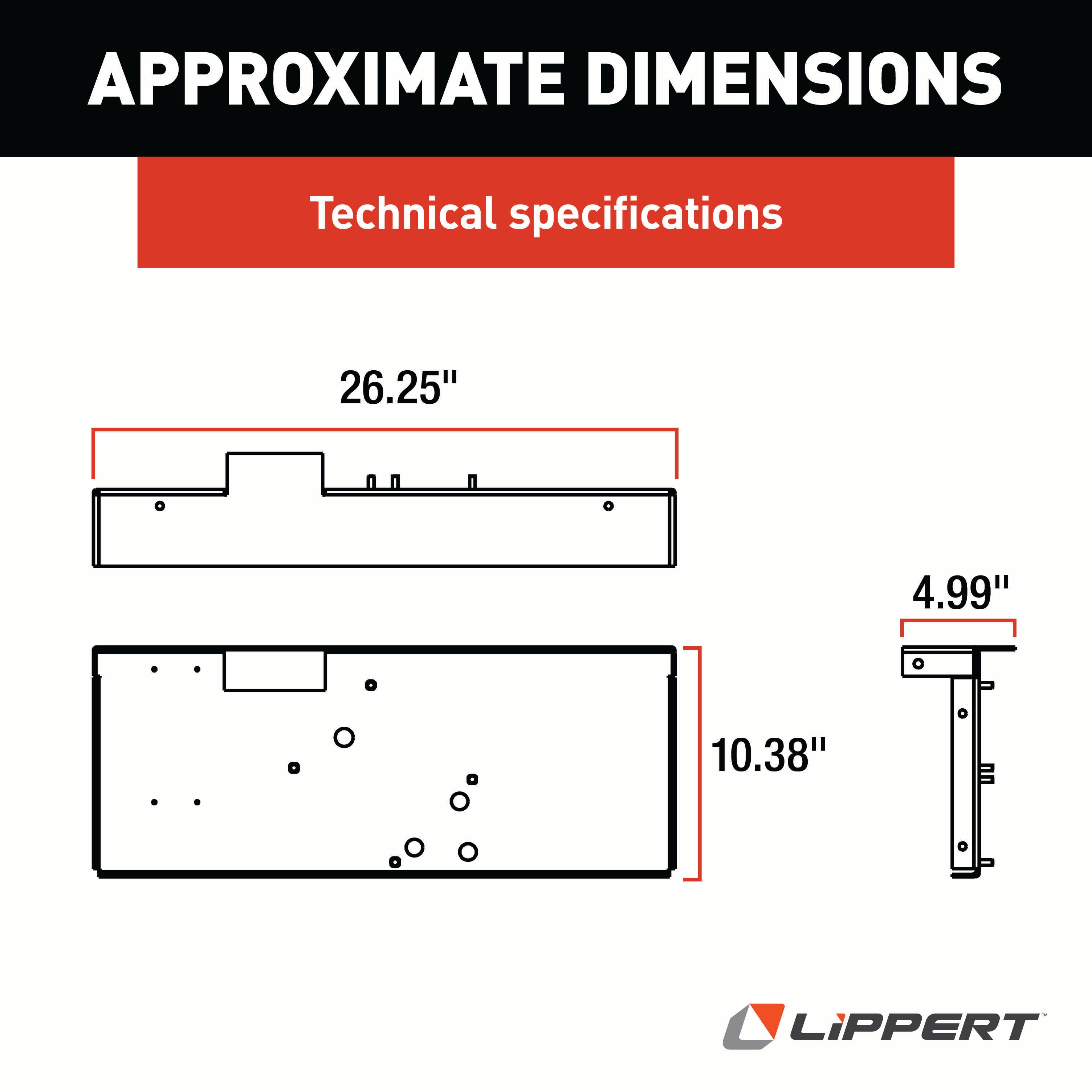 Lippert - Kwikee Step Motor Table For 42 Series - Image 2