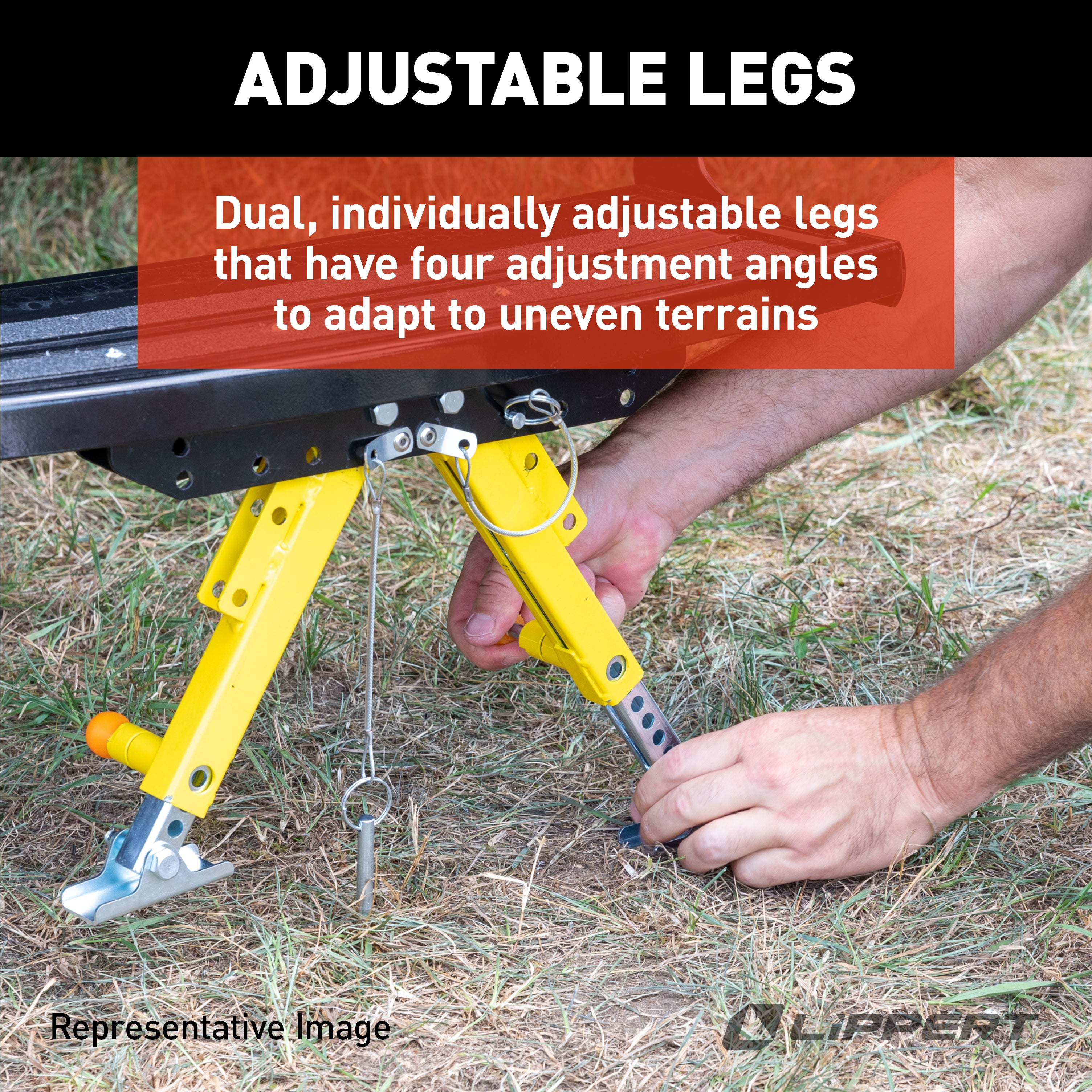 Lippert Solid Stance Step Stabilizer Kit #2020109777 - Image 7