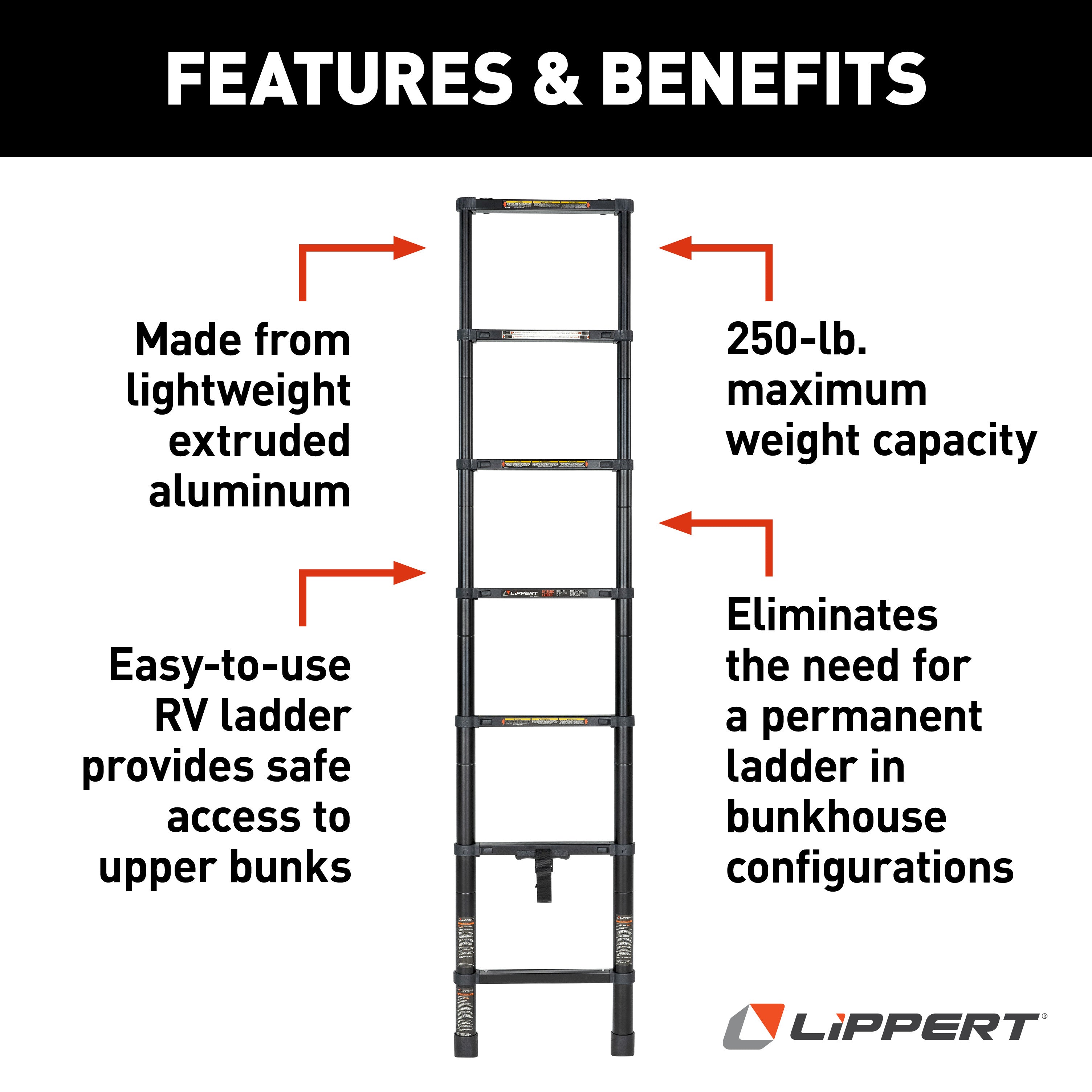 Lippert Rv Bunk Ladder - Image 2