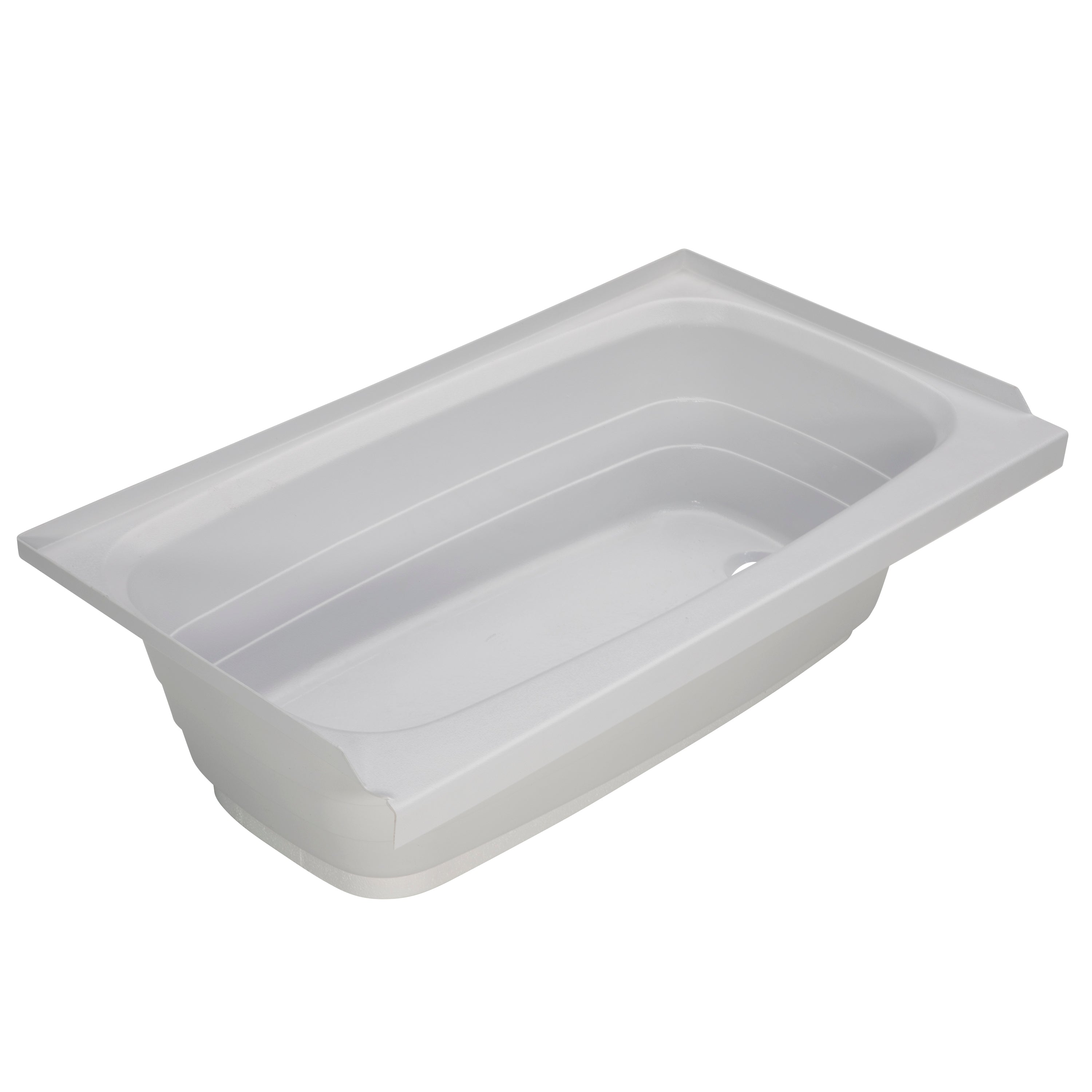 Lippert Bathtub With Right Drain - 24" X 40", White #W2440Rhspk - Image 1