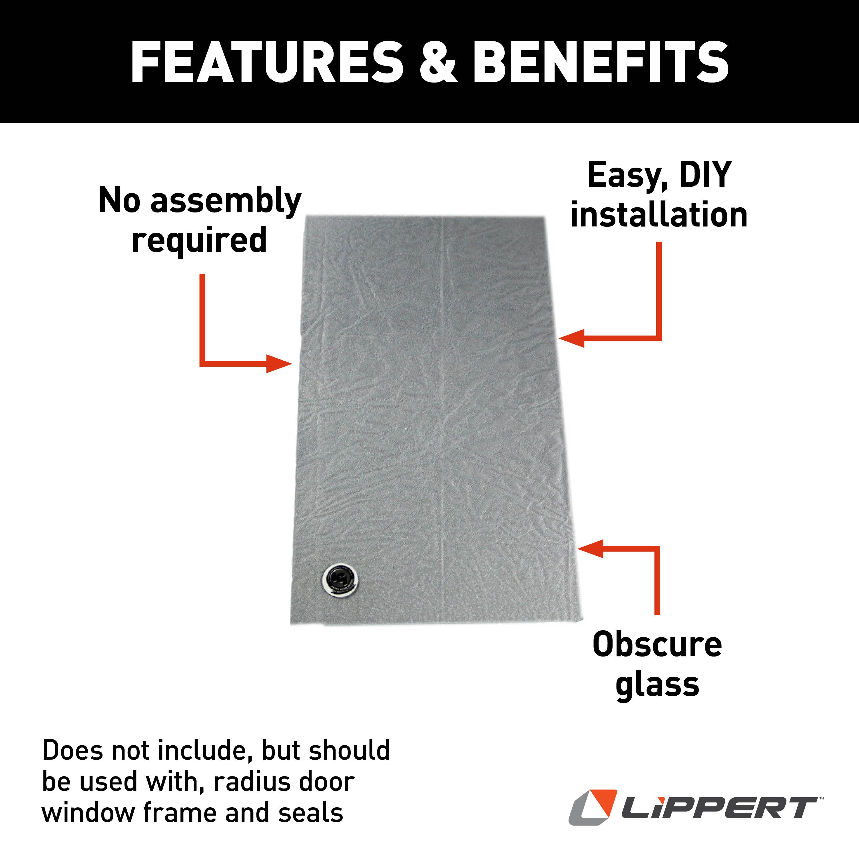 Lippert Entry Door Replacement Glass #201495 - Image 3