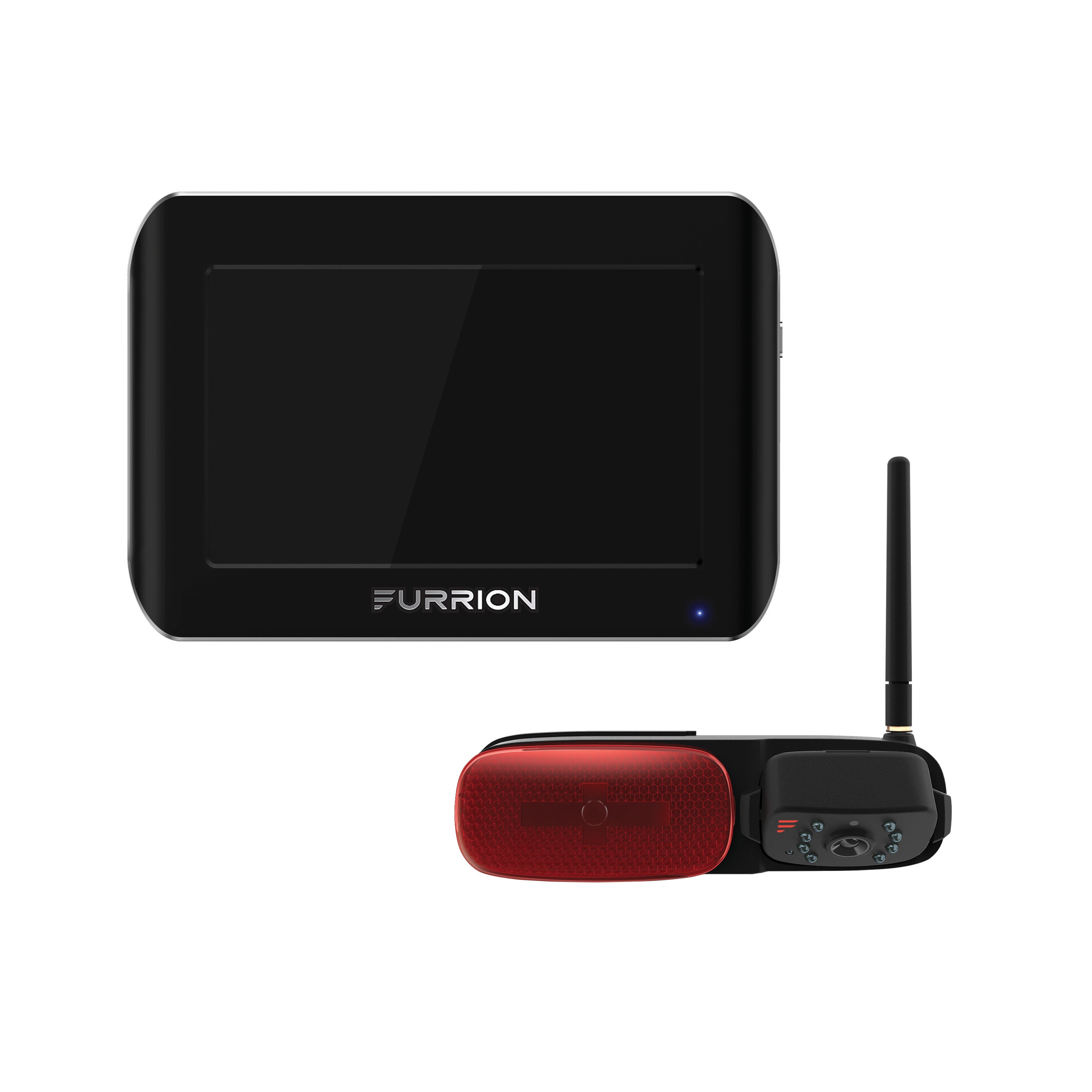 Furrion Vision S Rv Backup Camera System With 5" Monitor - Rear Camera & Led Marker Light #Fos05Tasm - Image 1