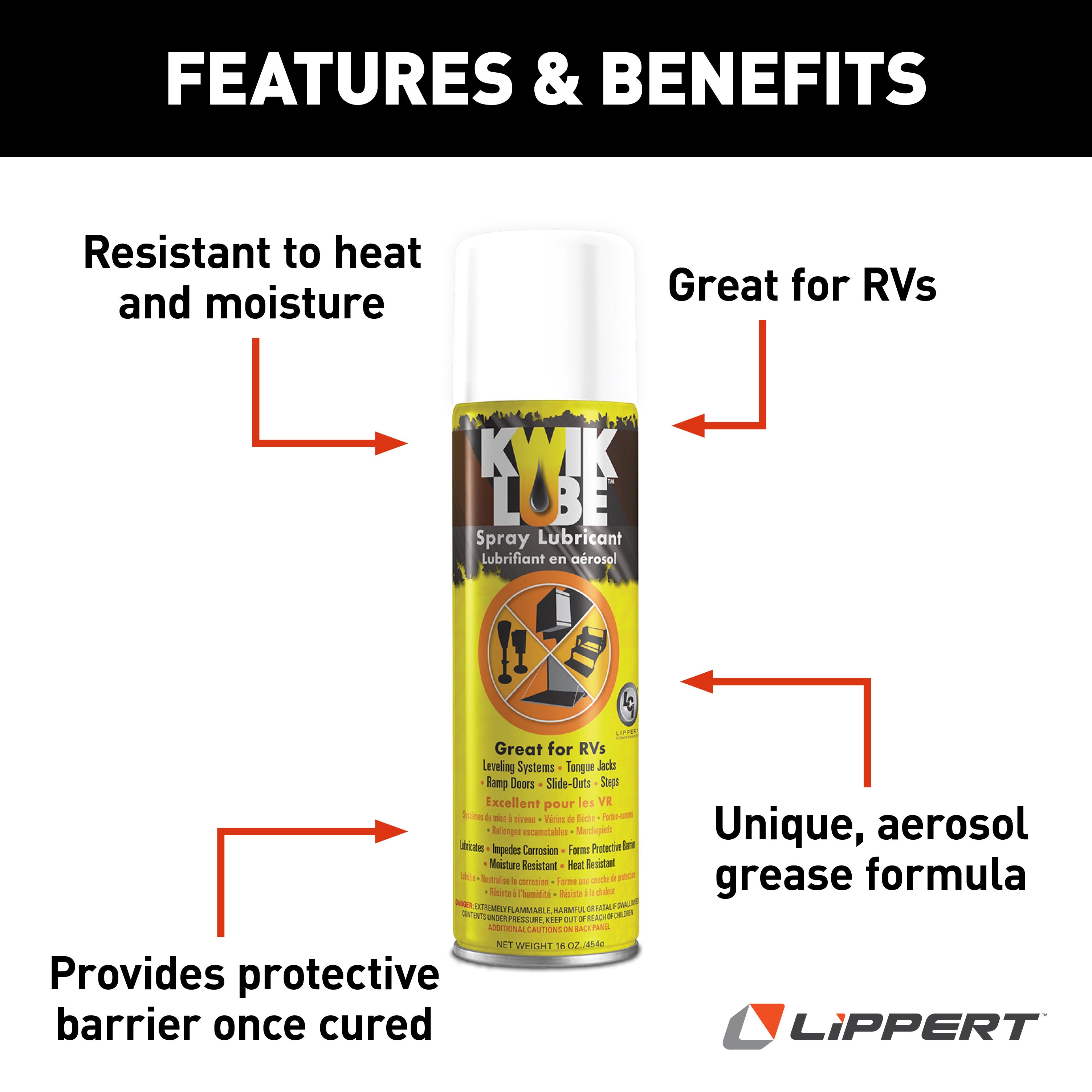 Lippert - Kwikee Kwiklube; 11 Oz. Can - Image 2