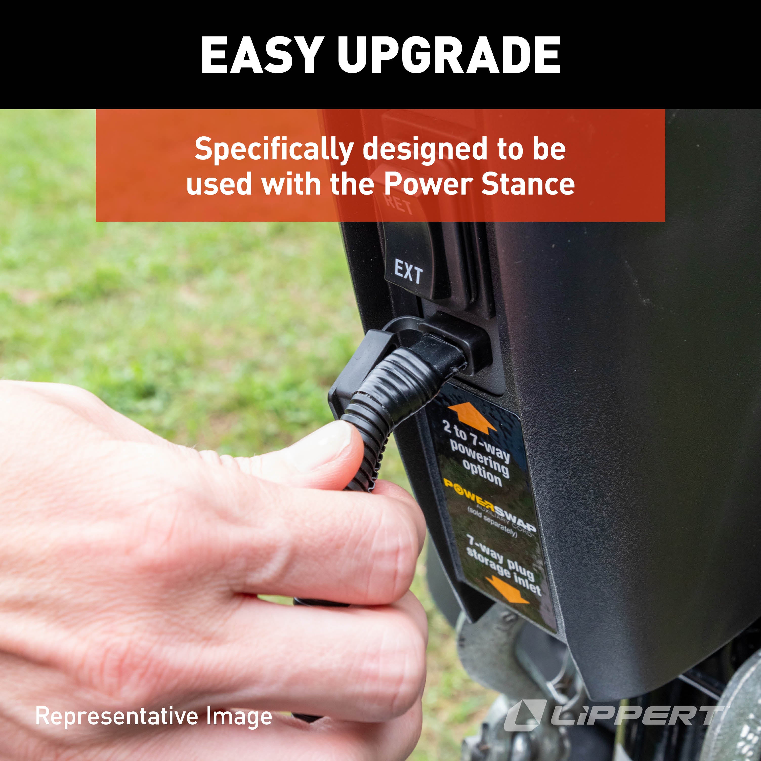 Lippert - Power Swap Auxiliary Cord For Power Stance Tongue Jack - Image 7