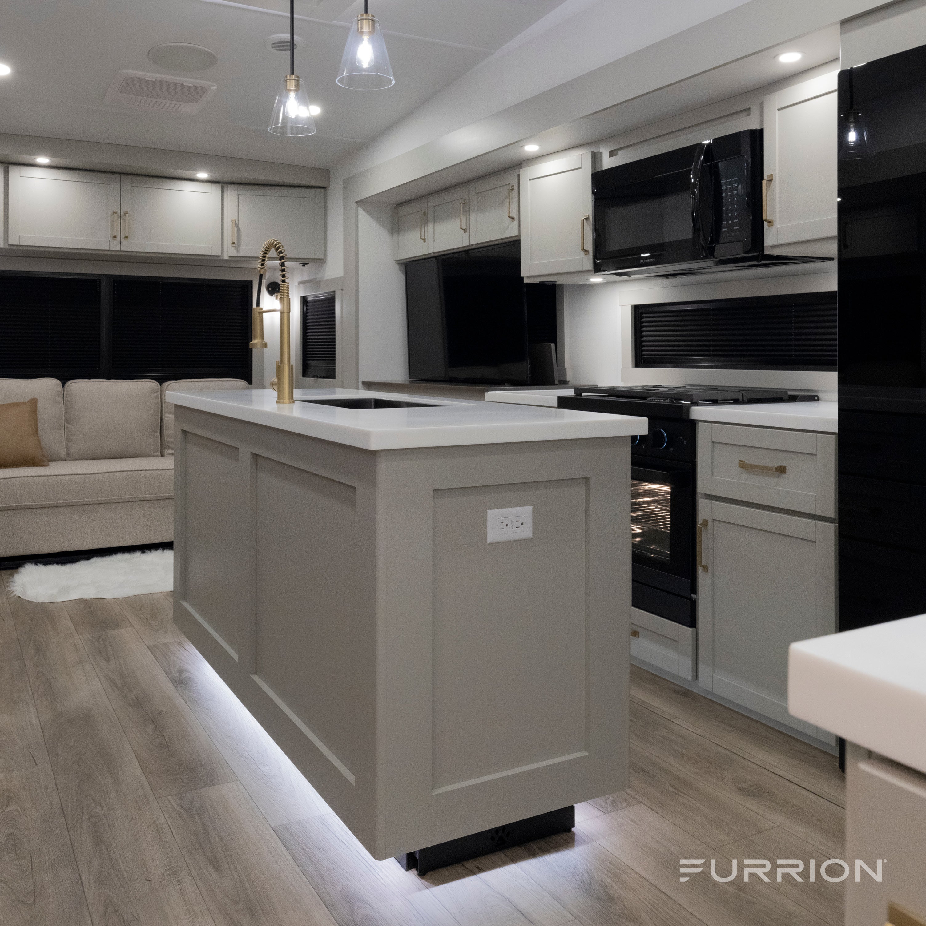 Furrion Over-The-Range Convection Rv Microwave Oven - 1.5 Cu. Ft., Black #Fmcm15A-Bl - Image 8