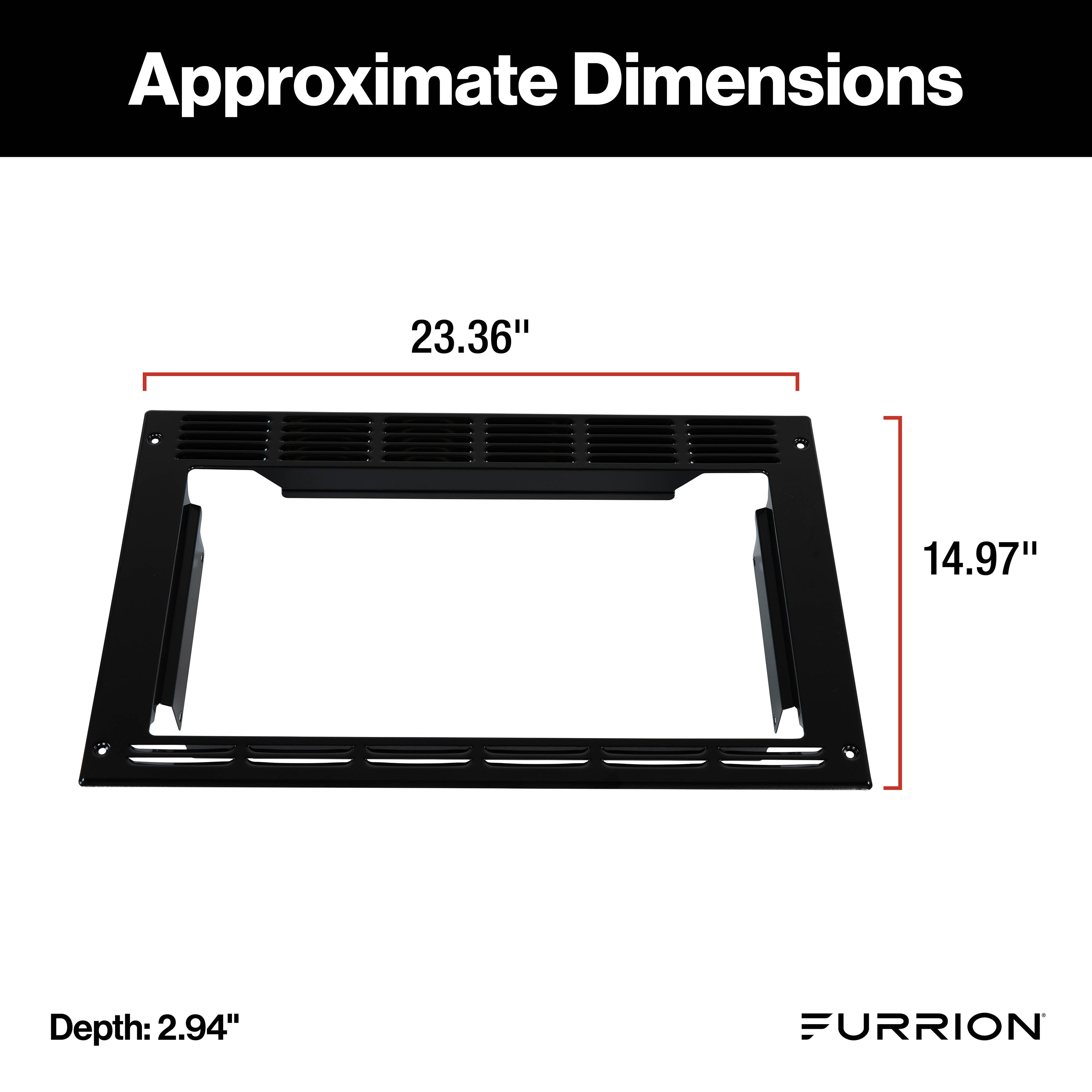 Furrion Trim Kit For 0.9 Cu. Ft. Built-In Convection Microwave Oven With Air Fryer #Fmaml09-Bl-Tk - Image 2