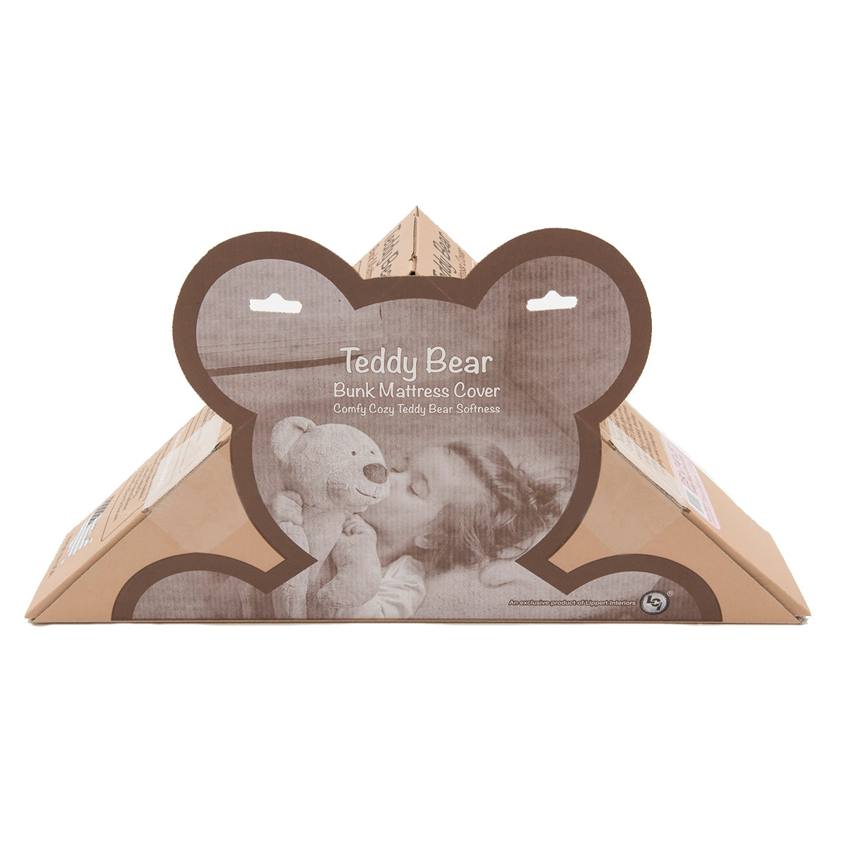 Lippert - Teddy Bear Bunk Mat Cover - 32" X 74" X 3" (Tan) - Image 2