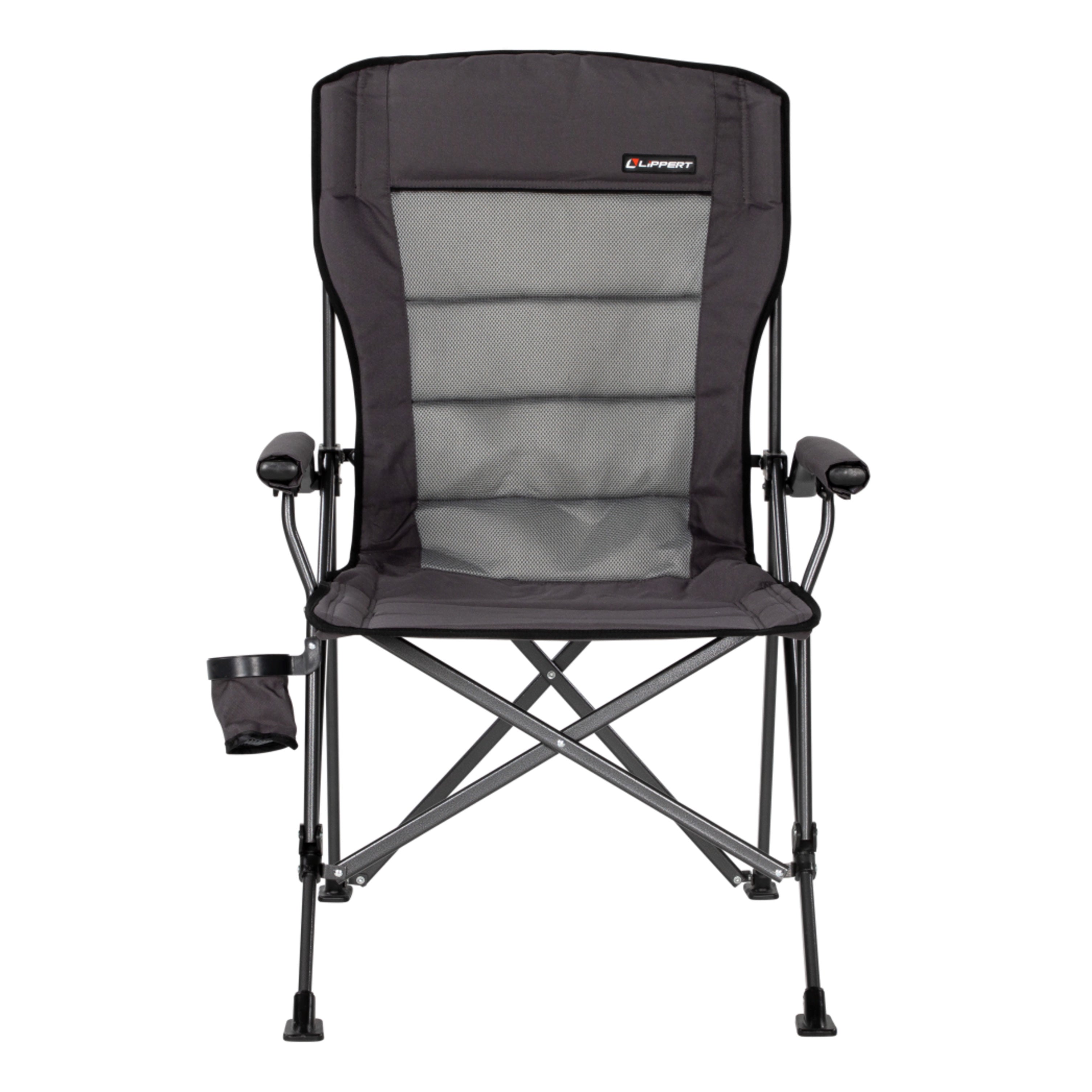 Lippert - Scout Outdoor Folding Chair - Dark Grey - Image 2