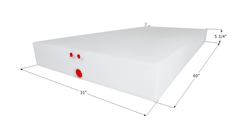 ICON - 42 Gallons RV Fresh Water Tank - 60" x 31" x 5 3/4" - WT3544 - /AmeriKart 0219276