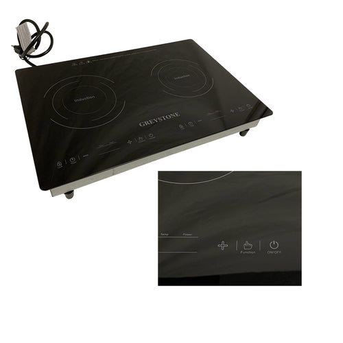Greystone Double Burner Induction RV Cooktop Cooker 2022302181 C18E-DDH02 BW-K35
