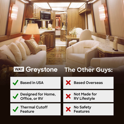 Greystone 40" Black Fireplace with Crystals 2022302421/F40-18A - DISCONTINUED 3/25/25