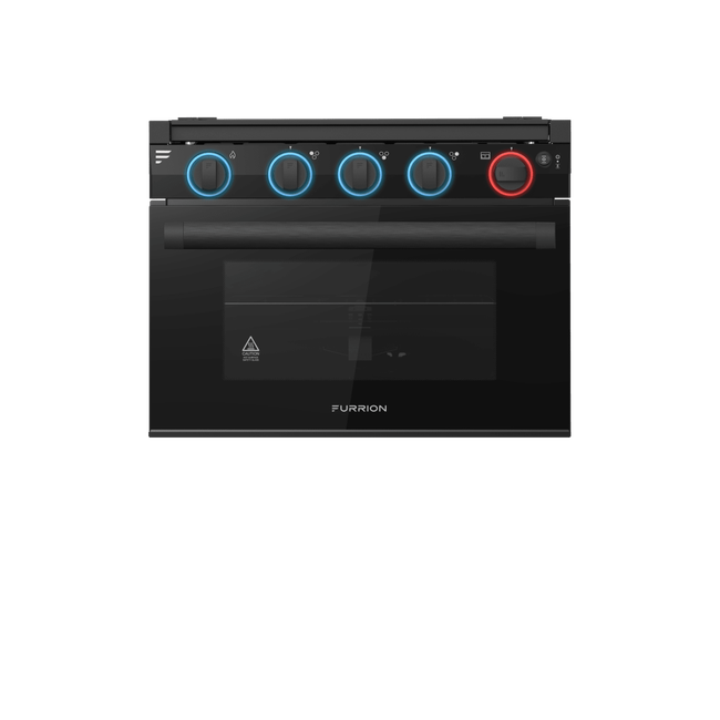 Furrion 2-in-1 RV Gas Range Oven - 17" Black - 2021123591
