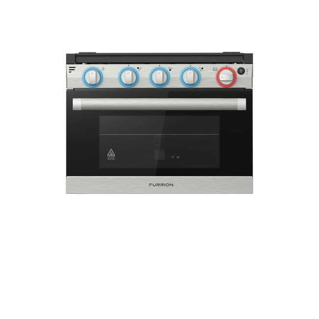 Furrion 2-in-1 RV Gas Range Oven - 17" Stainless Steel - DISCONTINUED 3/25/25