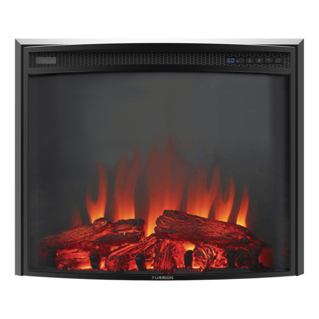 Furrion Built-In 26" Curved Glass Faux Wood Electric RV Fireplace - FF26C15A-BL/2021123728