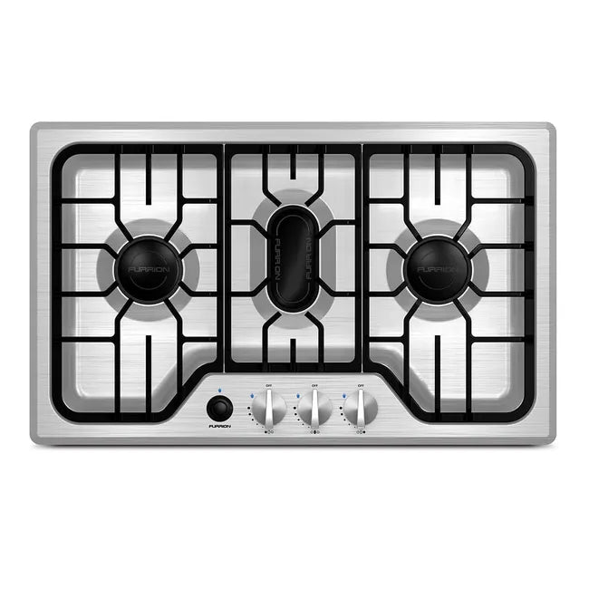 Furrion Chef Collection® 3-Burner Gas RV Cooktop - 24" Stainless Steel - 2021123918