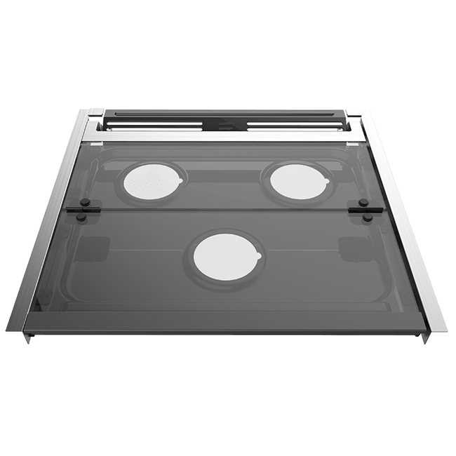 Furrion Replacement Top Tray Module for 2-in-1 Range Oven - 21.5" Wide x 19.5" Deep - Glass Bifold Top and Metal 3 Burner Stove Top - 2021124174
