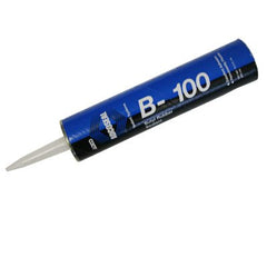 Adcoseal - B-100 Butyl Rubber Sealant - 10.3 oz Cartridge - Black - Exterior RV Tank Sealant
