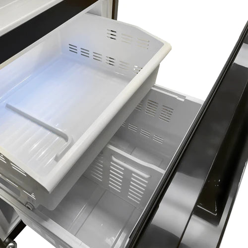 Everchill 17 CU FT Stainless 12 Volt French Door Refrigerator - Stainless Steel 2022302290/BCD-455WTE-B-04H