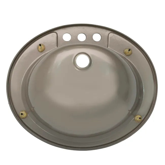 Single Oval Lavatory Sink - White or Parchment Only