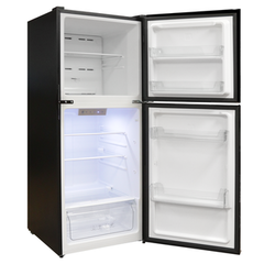 Everchill 10.7 Cu Ft Black Glass 12 Volt Refrigerator - Right Hand Door - 2022302077/107785 - DISCONTINUED 3/25/25