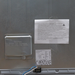 Everchill 16.2 cu ft 110 volt, 4 Door, French Black Glass Refrigerator 2022302237/SRM-418CBG-E - DISCONTINUED 3/25/25