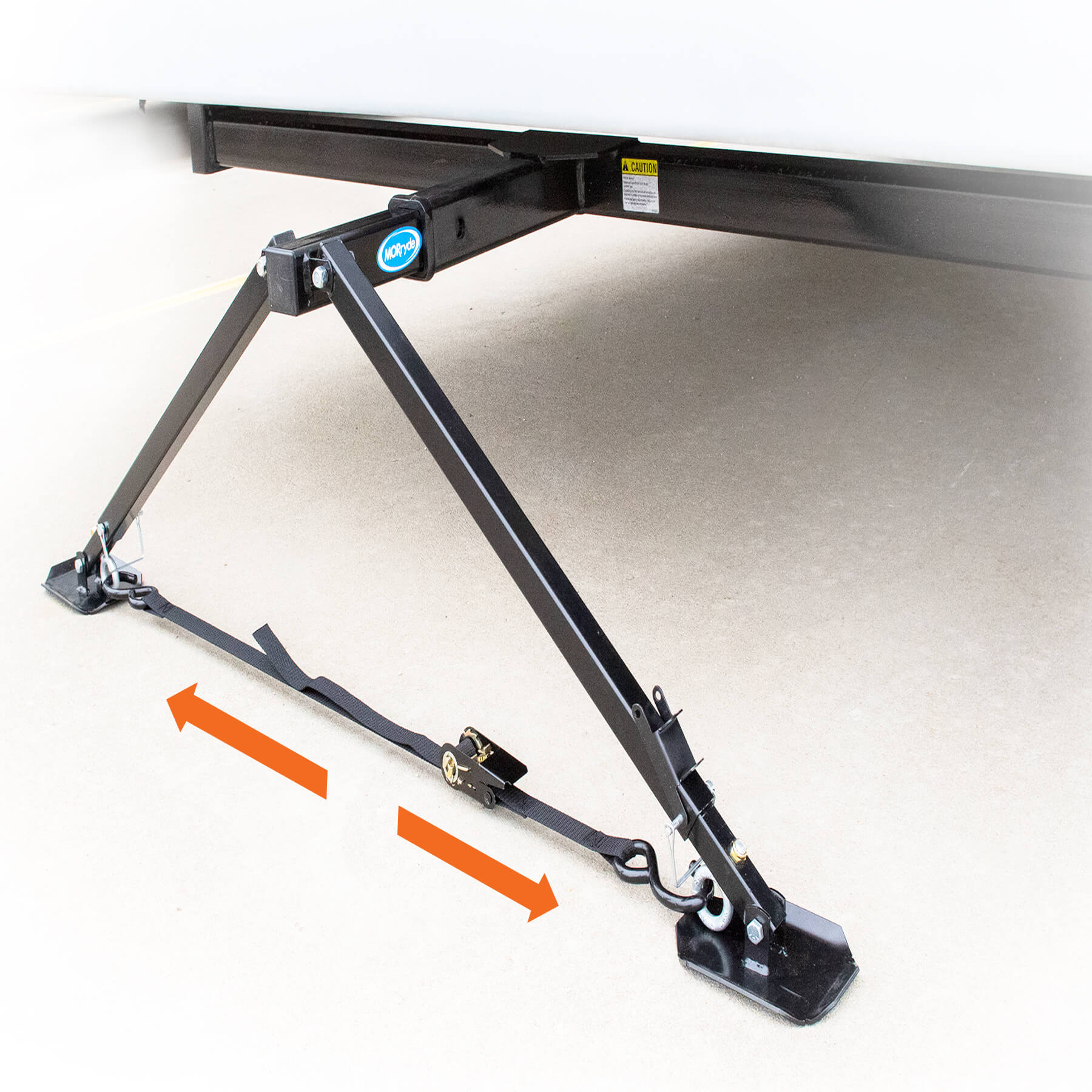 MORryde SP54-182 X-Brace Hitch Mount Stabilizer - Heavy-Duty RV Stabilization System