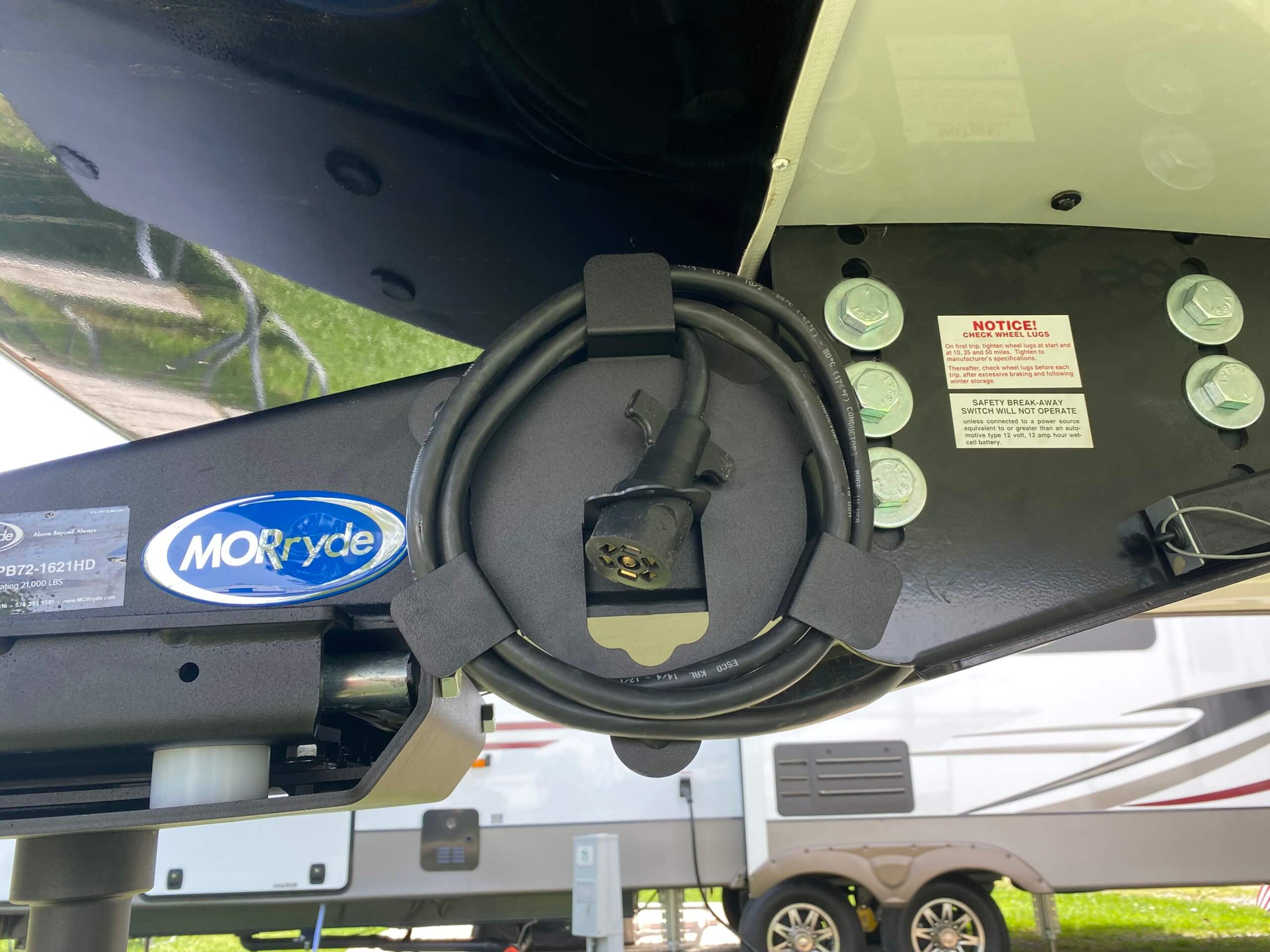 MORryde SP56-463 Cord Keeper - 7-Way Power Cord Storage for RV Travel Trailers and 5th Wheels