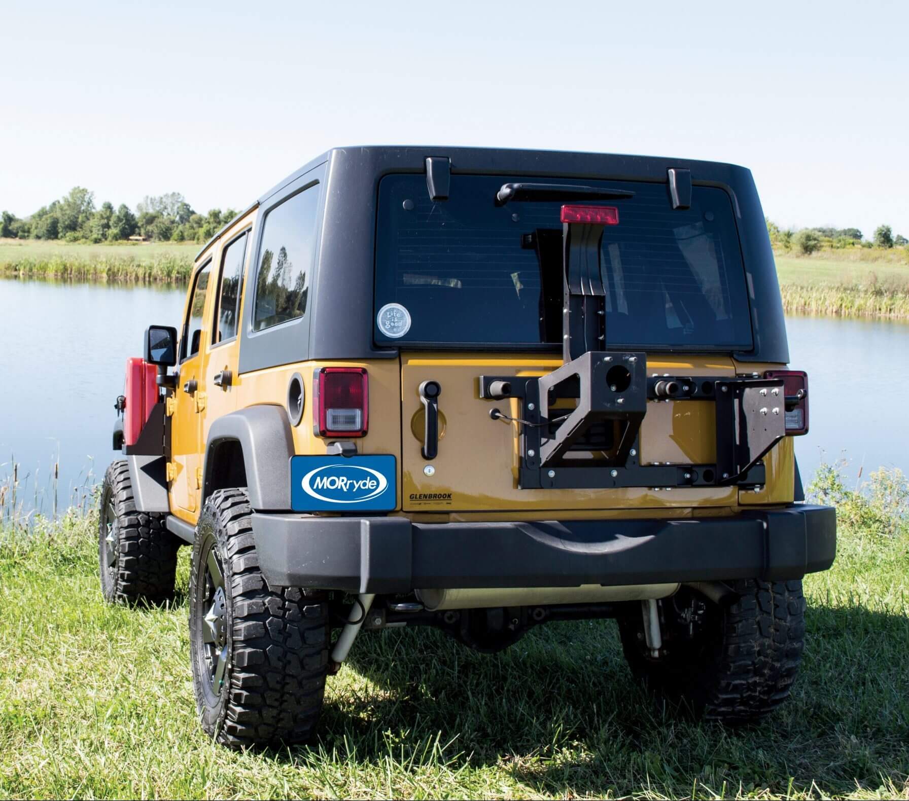 MORryde JP54-017 Jeep Wrangler JK Spare Tire Carrier -