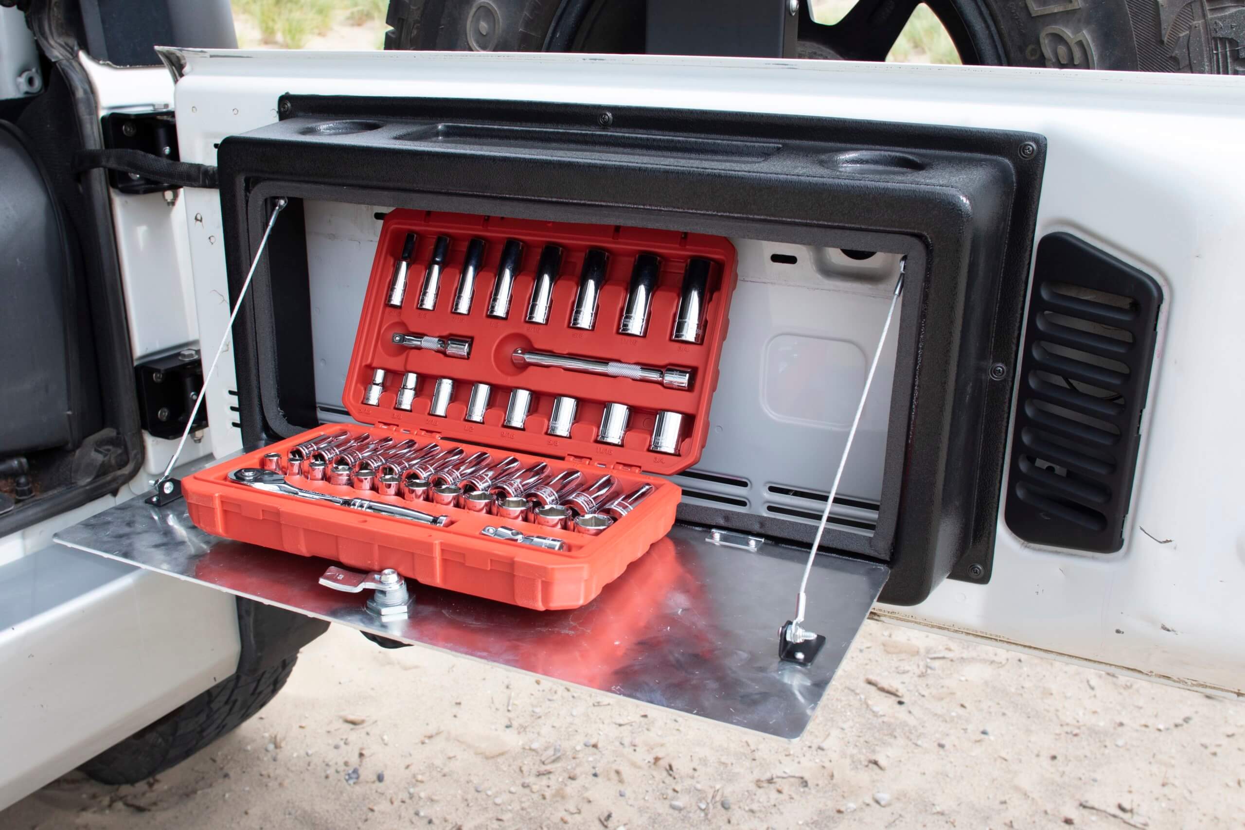 MORryde JP54-020 Jeep Wrangler JL & JK StoreGate Hard Truck Storage