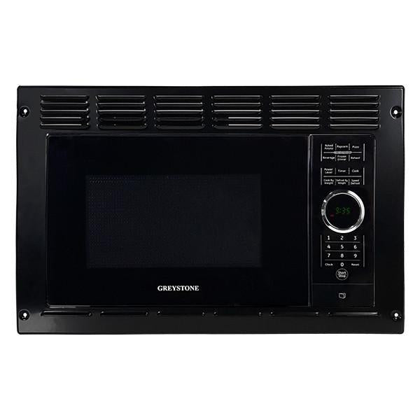 RV Built-In Microwave 0.9 Cu Ft - Greystone by Furrion Black 900W - Model 2022302295