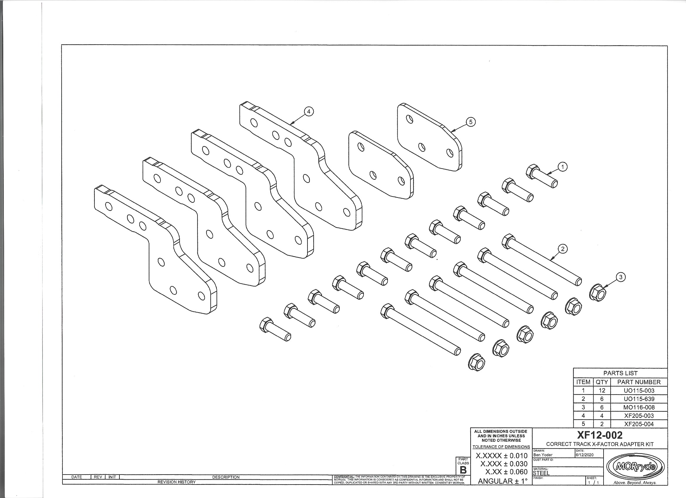 MORryde X-Factor Crossmember XF12