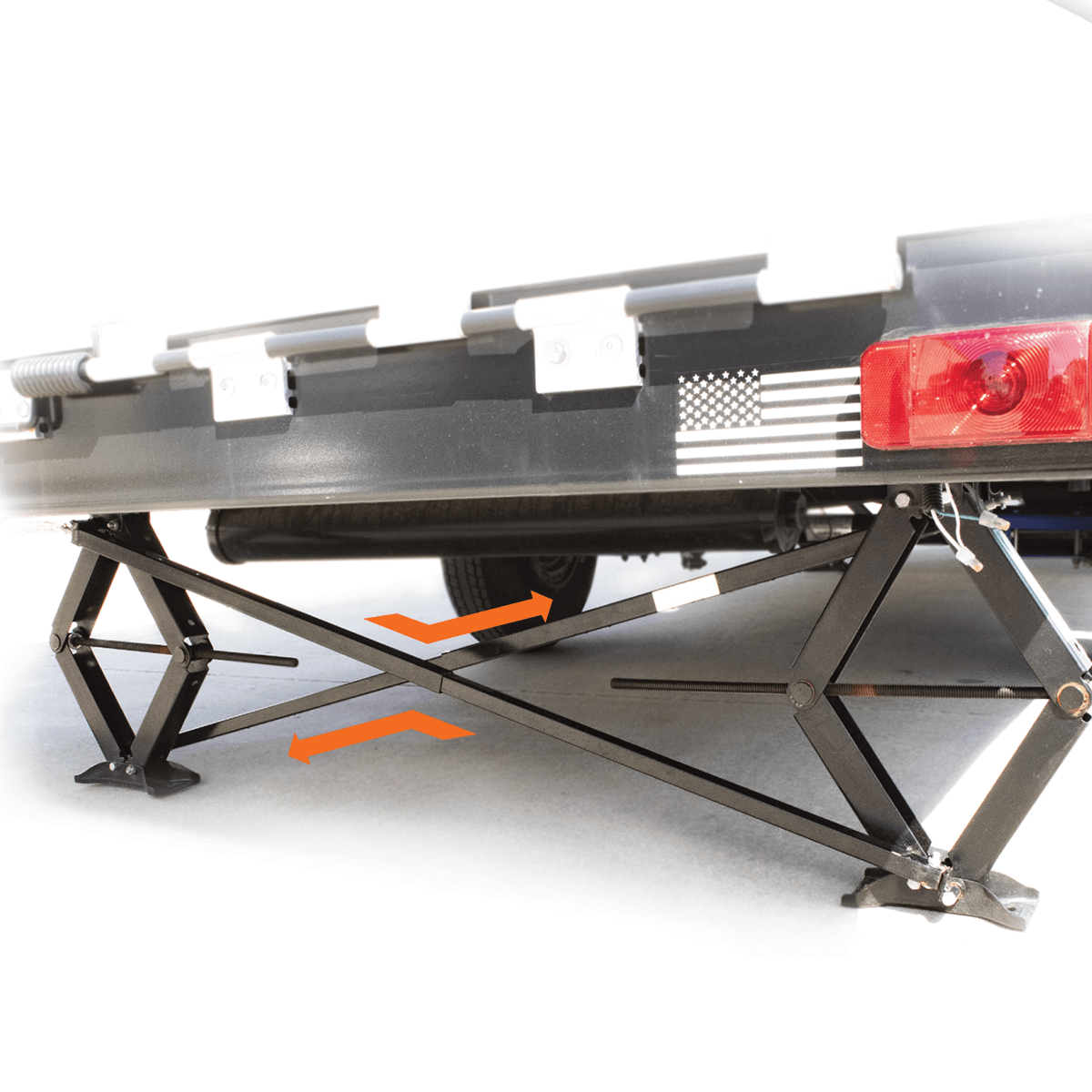 MORryde SP54-181 X-Brace Scissor Jack Stabilizer - Heavy-Duty RV Stabilization System