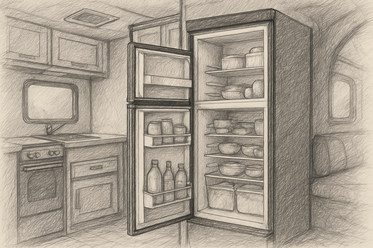 Everchill RV Refrigerator: Space-Saving, Energy-Efficient Cooling Solutions for Campers & Motorhomes