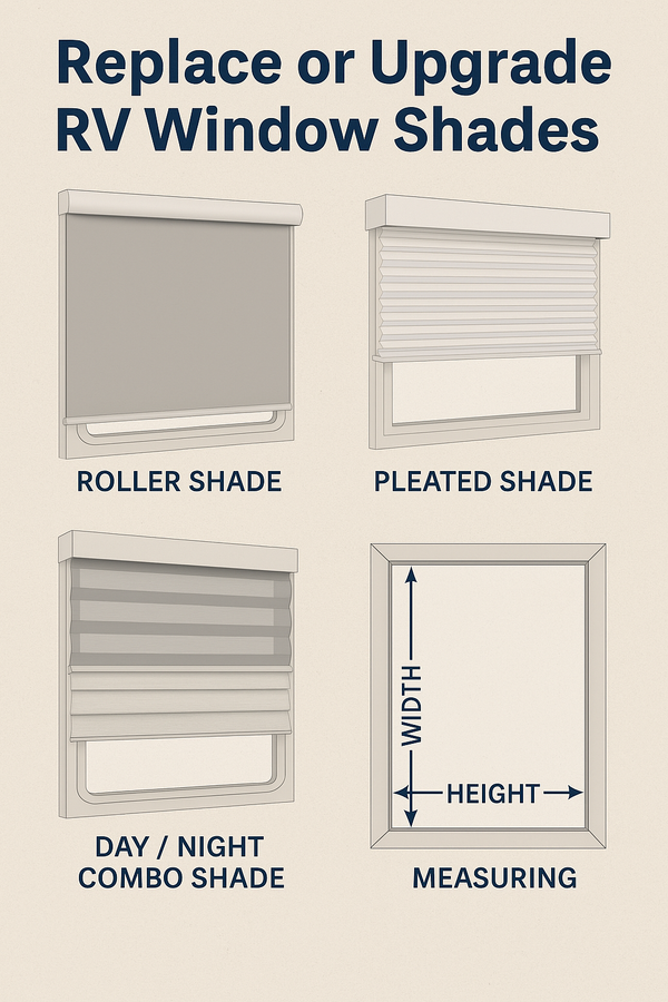 Data Tag Rv Shade RV Window Shade Replacement Guide | Roller, Pleated & Day/Night Shades
