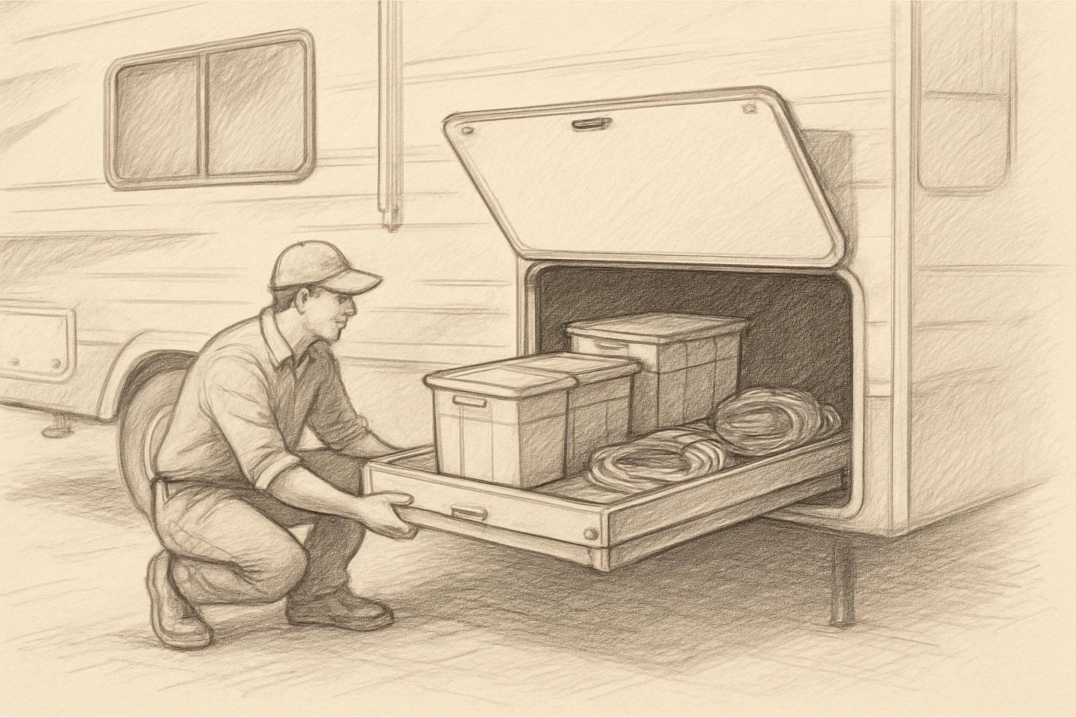 Upgrade Your RV Storage: Discover the Best RV Cargo Trays for Easy Basement Organization