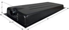 ICON - RV Holding Tank HT708-ED - 32 Gallons - 57" x 24.5" x 7" - HT708-ED